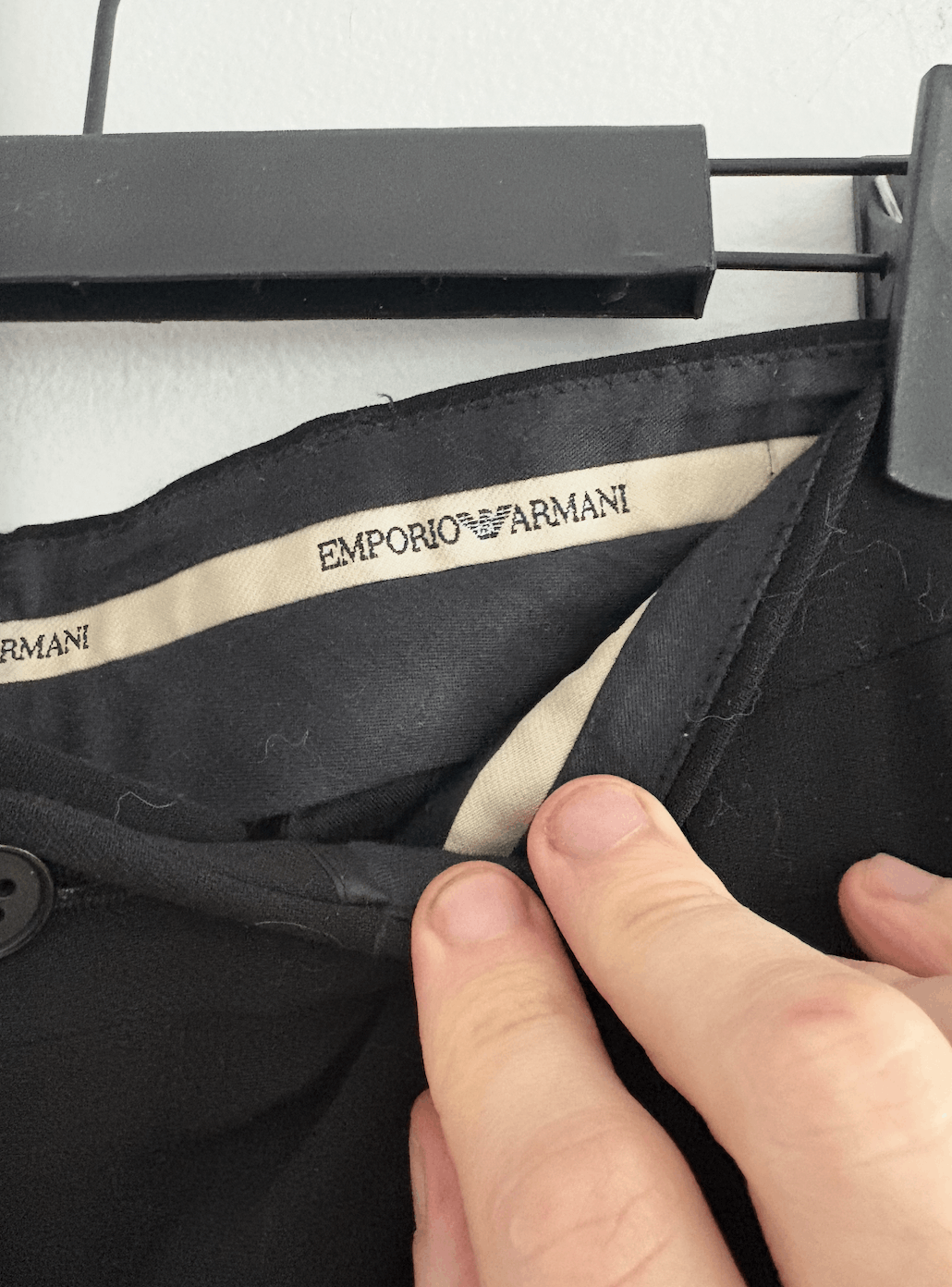 Emporio Armani Vintage 90s wool dress pants trousers Size US 32 / EU 48 - 5 Thumbnail