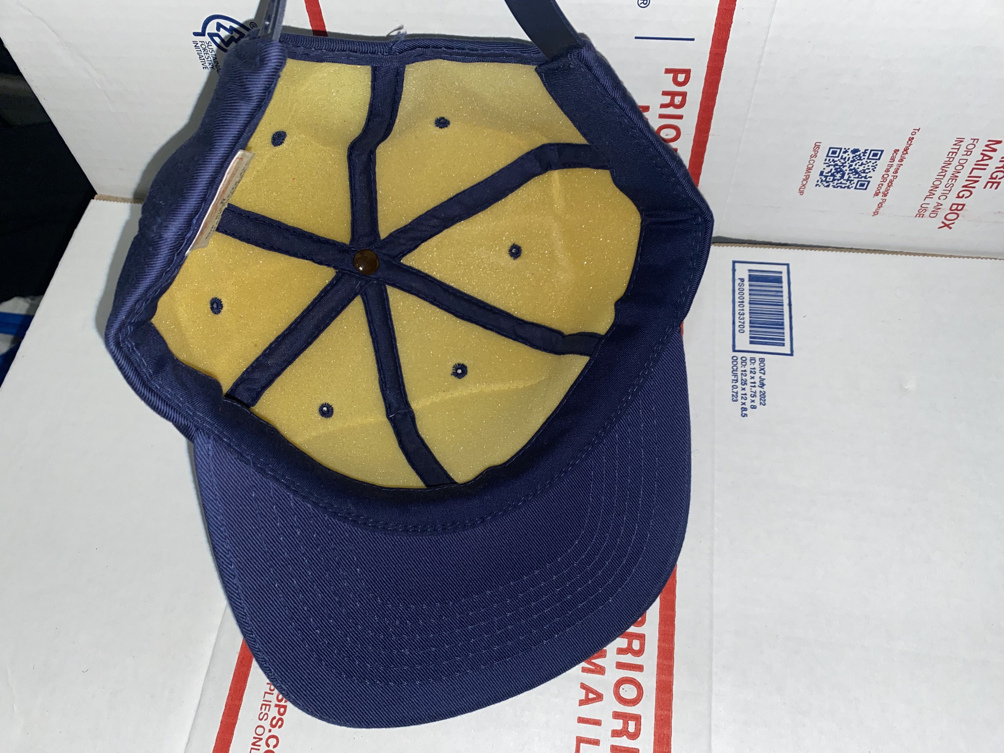 Vintage vtg ! YoungAn Brand Coam Trucker Hat Cap NAVAL Ship Military Size ONE SIZE - 5 Thumbnail