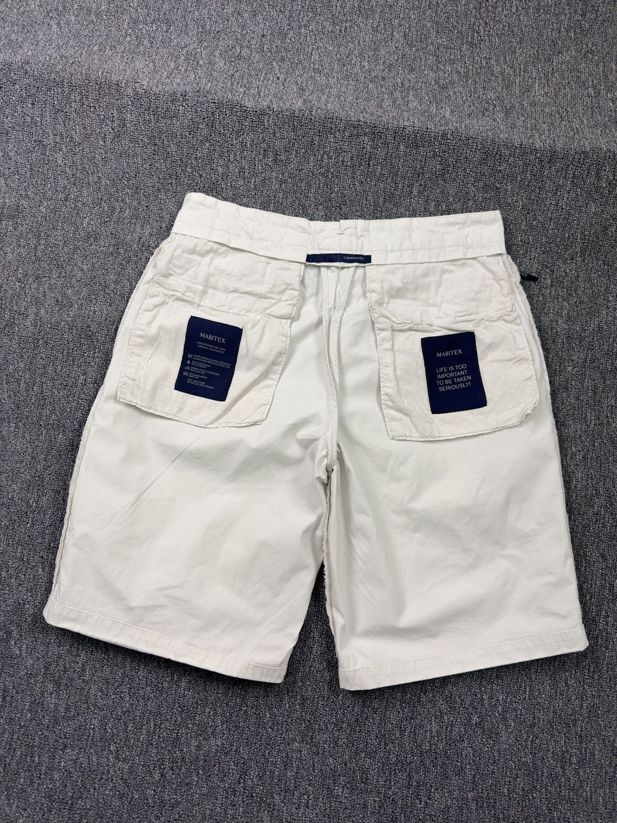 Other Mabitex Germent Dyed Chino White Cotton Shorts Size US 30 / EU 46 - 11 Thumbnail