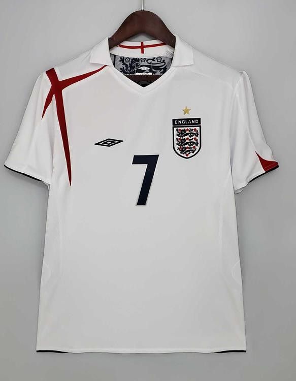 Other 2006 England #7 Beckham Jersey Size US XXL / EU 58 / 5 - 1 Thumbnail