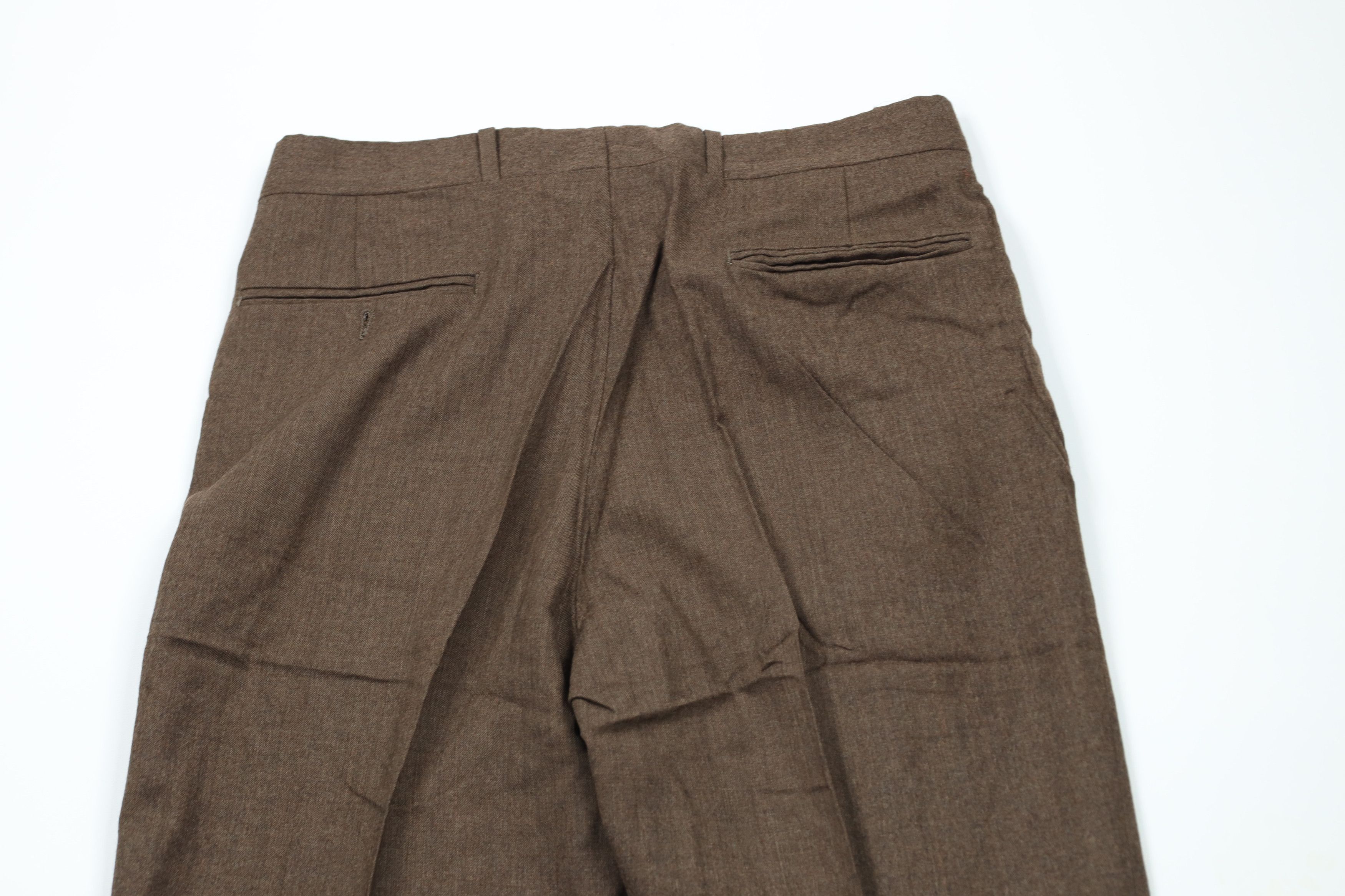 Vintage Vintage 60s 70s Streetwear Wide Leg Chino Pants Brown USA Size US 32 / EU 48 - 11 Thumbnail