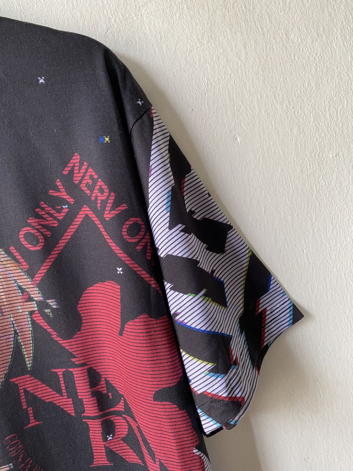 Anime × Japanese Brand Vintage Anime Japan Nerv Evangelion Fullprint Shirt Size US L / EU 52-54 / 3 - 8 Thumbnail
