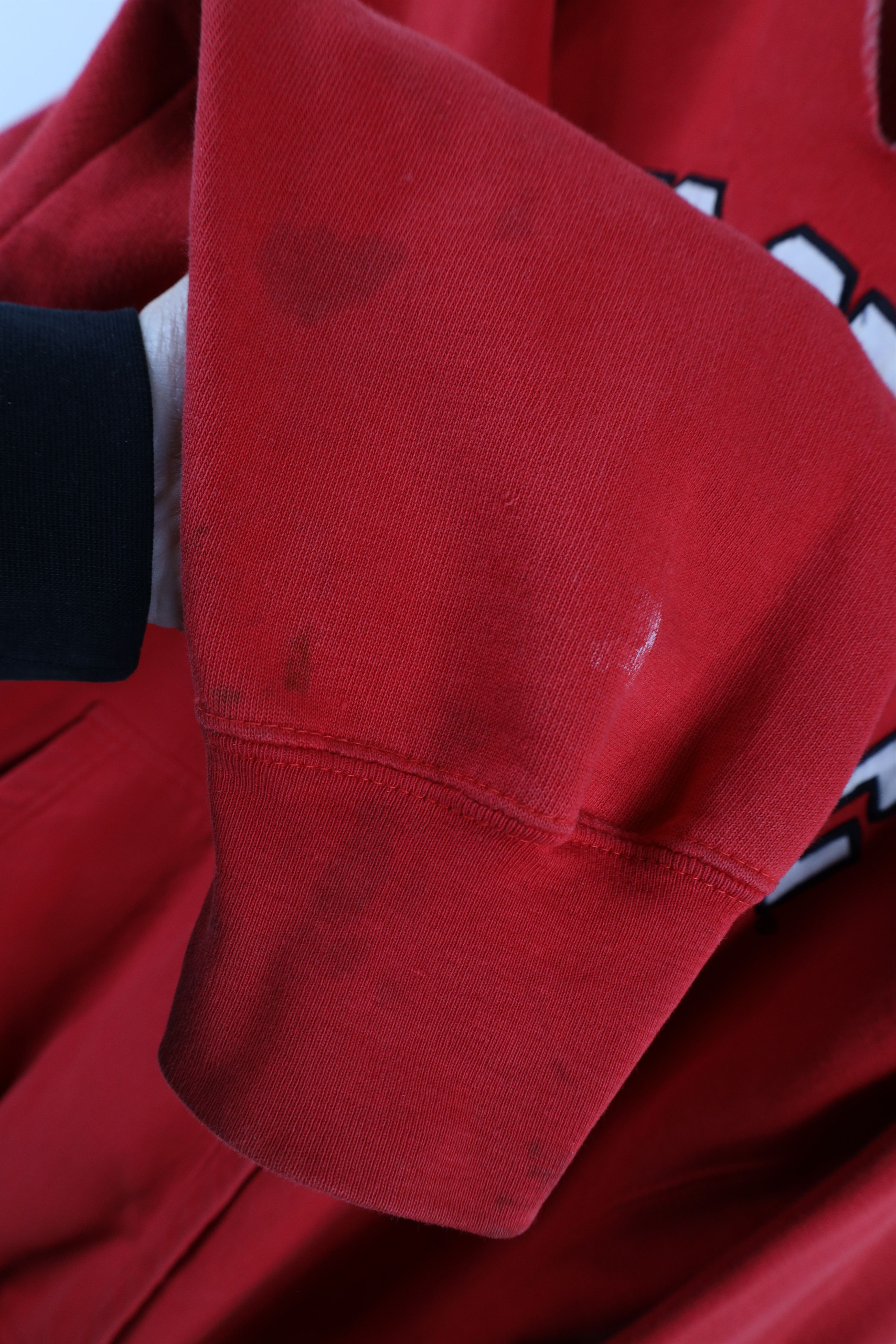 Vintage Vintage 90s Heavyweight University Hoodie Sweatshirt Size US L / EU 52-54 / 3 - 11 Thumbnail