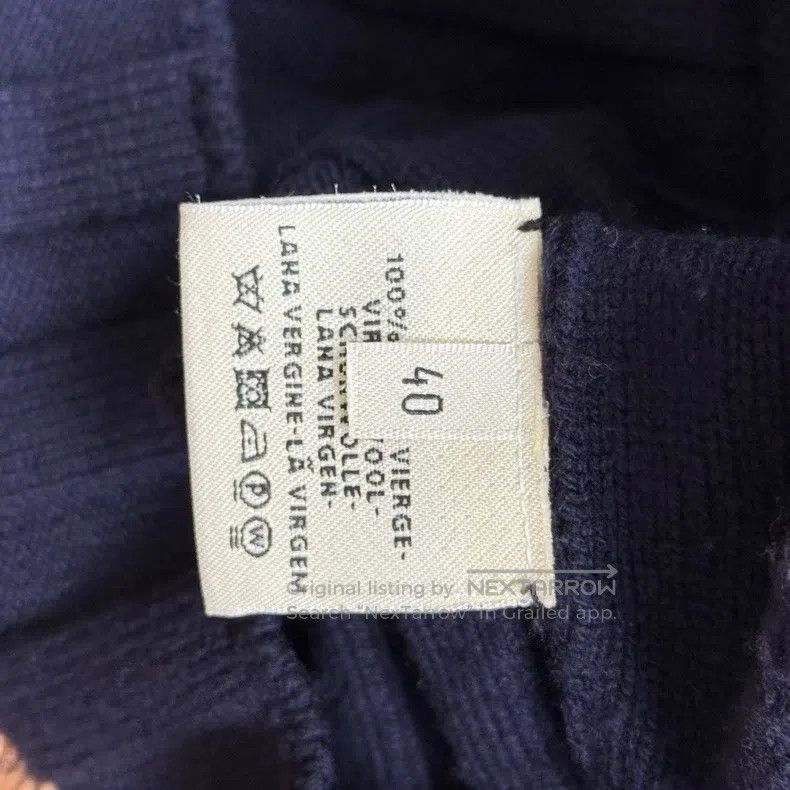 Hermes Hermes navy blue wool top Size XS / US 0-2 / IT 36-38 - 4 Thumbnail