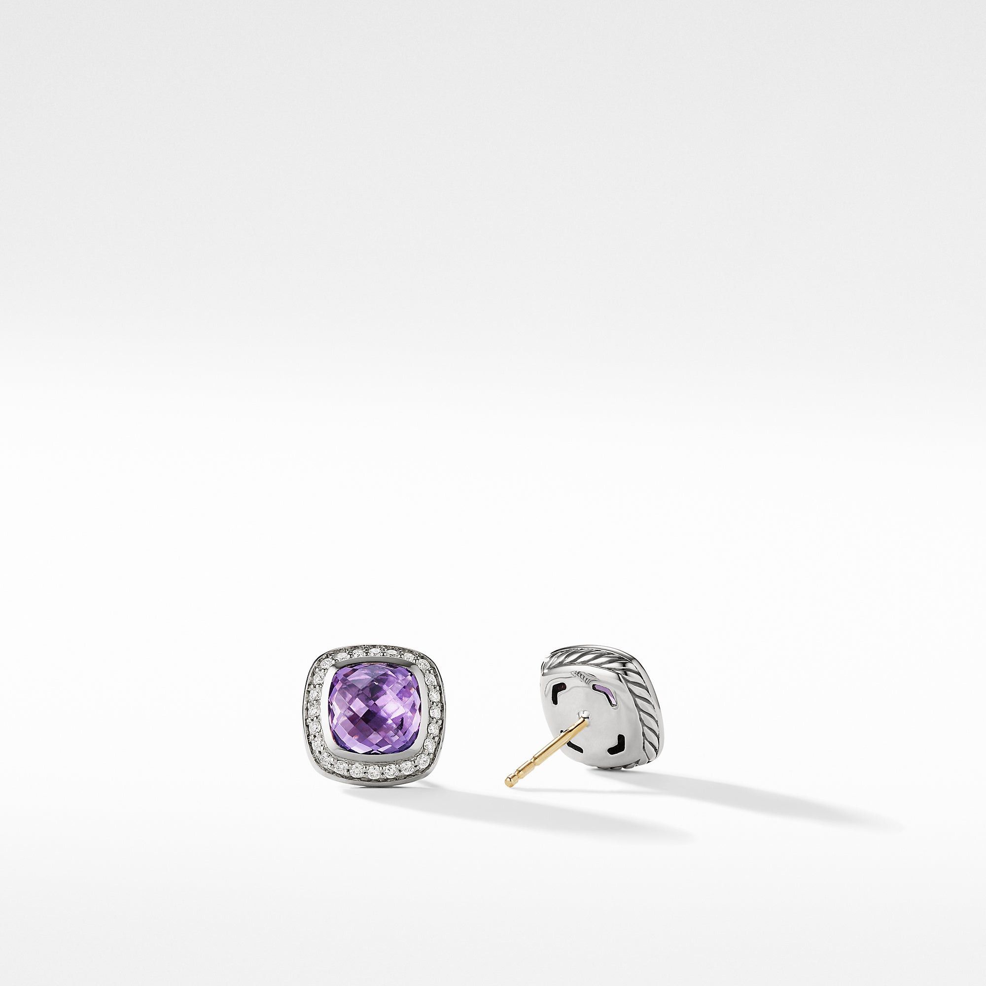 David Yurman o1w1db10525 E12310D Earrings in Silver with Diamond Size ONE SIZE - 2 Thumbnail