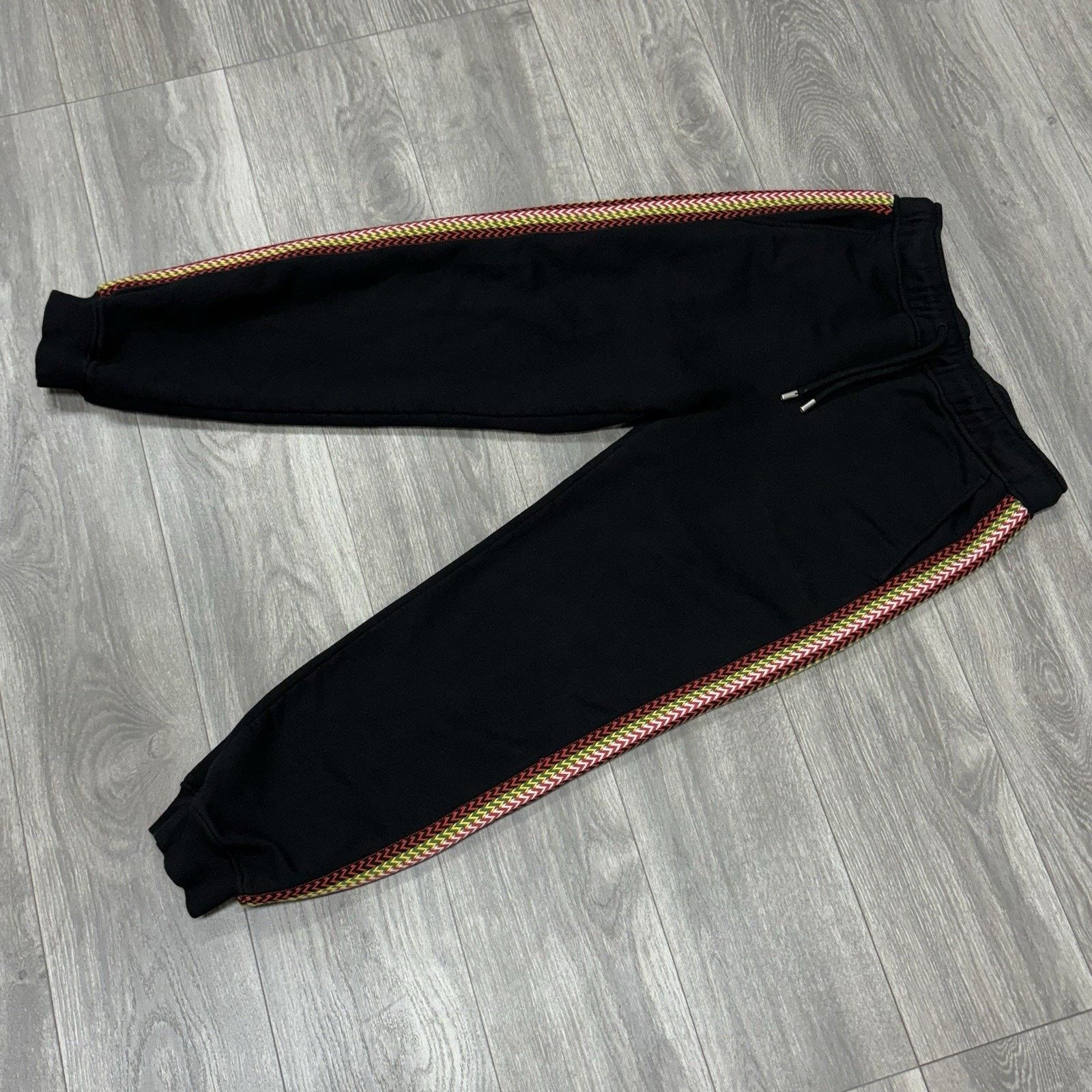 Lanvin Lanvin Curb Lace Sweatpants ' Black Multi Color ' | GREAT! Size US 33 - 3 Thumbnail