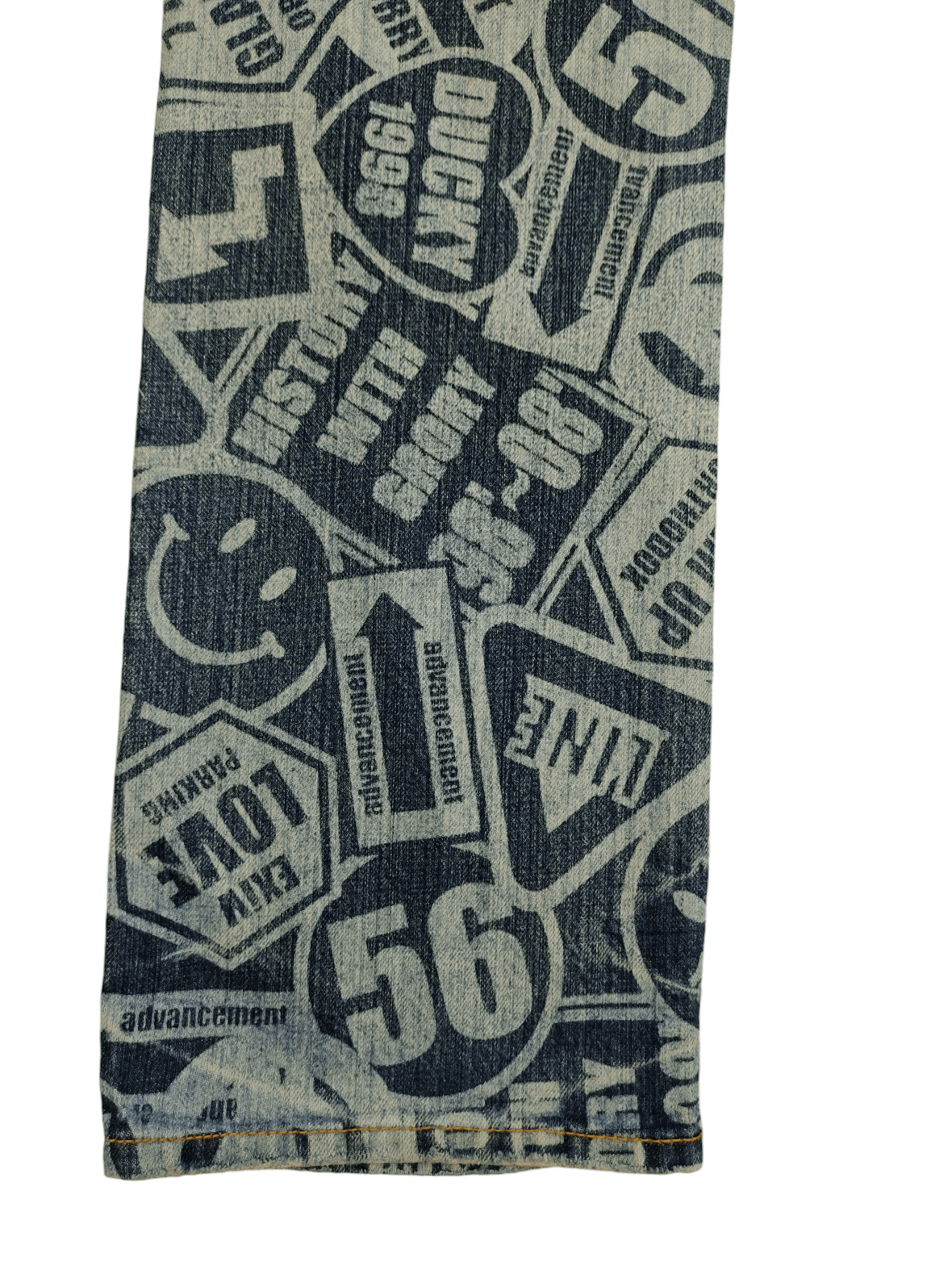 If Six Was Nine CO&LU Fullprint Design Denim Pants Julius Style Size US 28 / EU 44 - 14 Thumbnail