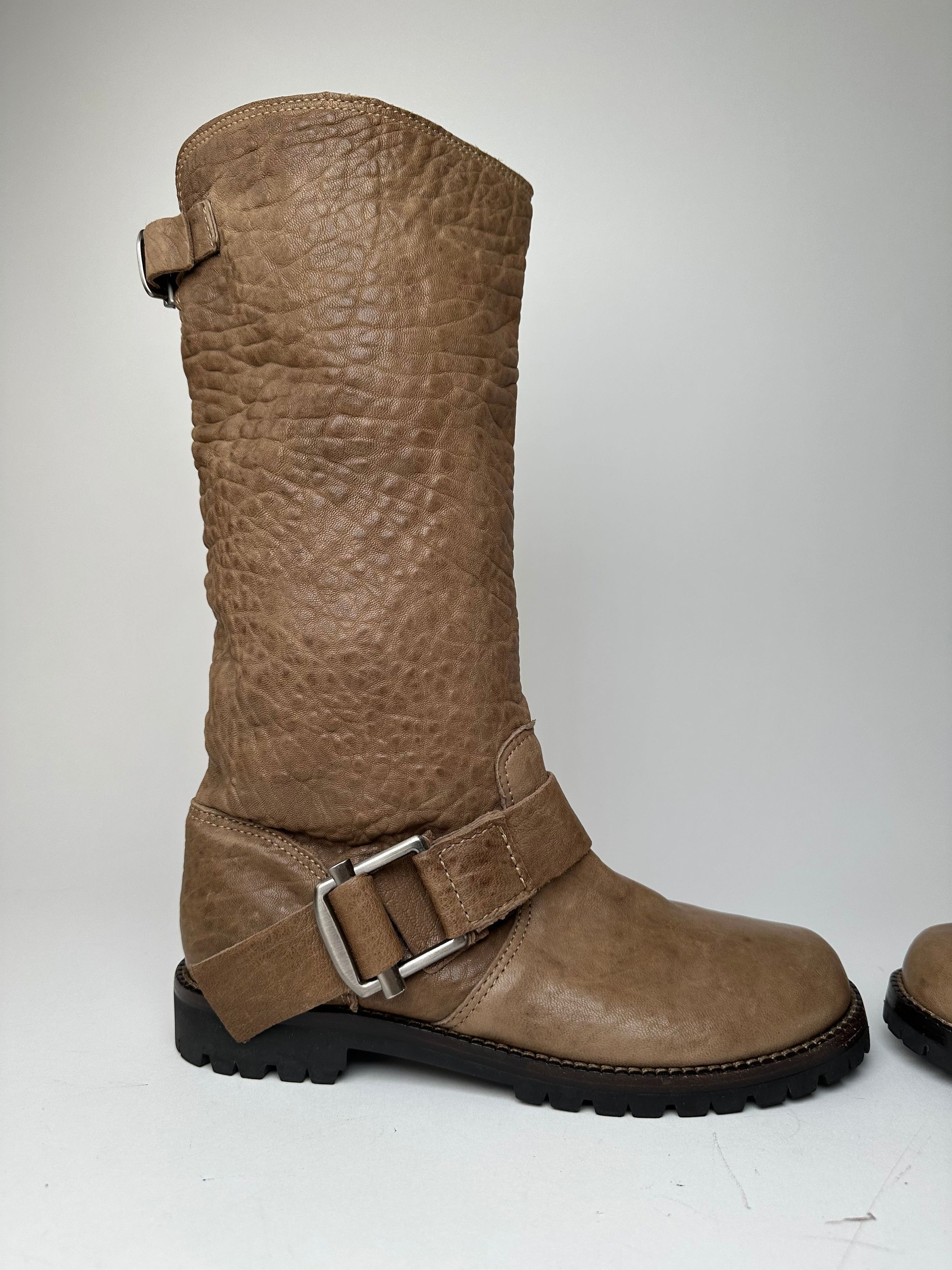 Other Vintage Marni Leather Boots Brown EU37 Size US 6 / IT 36 - 1 Thumbnail