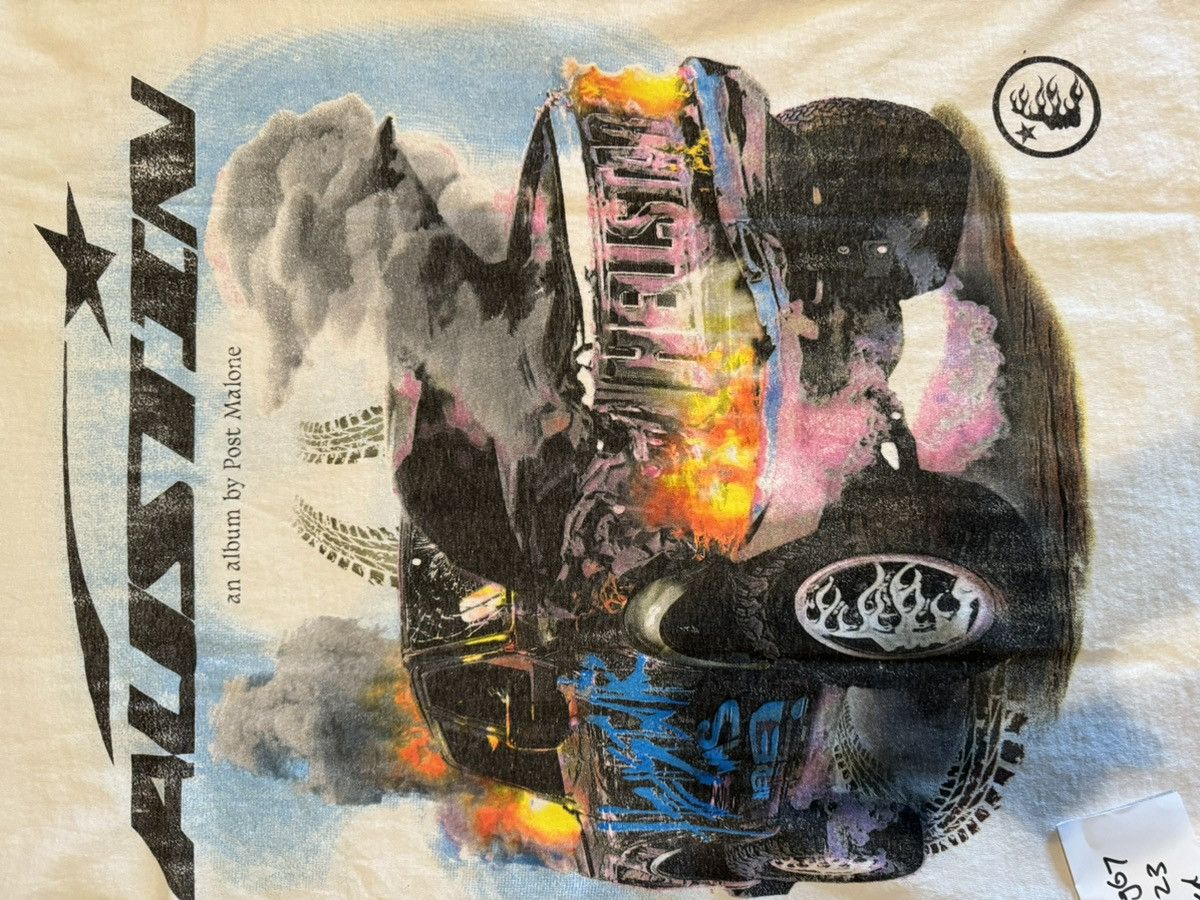 HELLSTAR × Rap Tees Post Malone x Hell Star Austin Album Tee Size US L / EU 52-54 / 3 - 3 Thumbnail