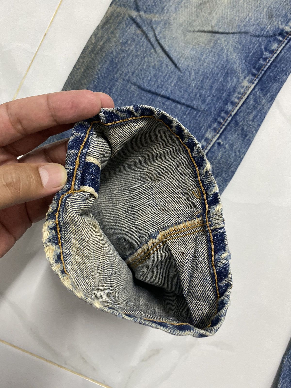 Levi's True Vintage 60s Levis 505 Big E Selvedge Jeans Size US 29 - 7 Thumbnail