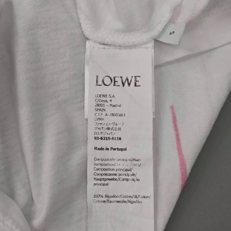 Loewe loewe white short sleeves 2504-Nextarrow Size US S / EU 44-46 / 1 - 6 Thumbnail