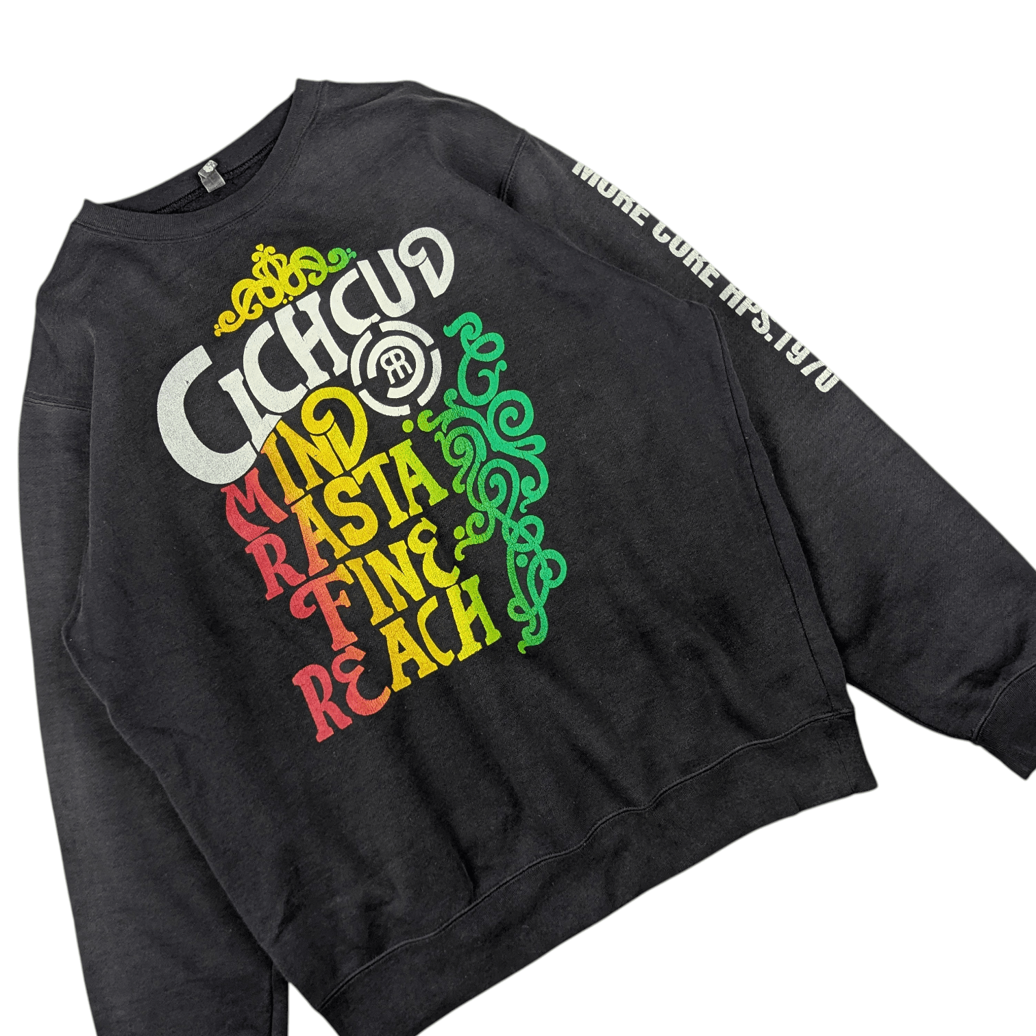 Bob Marley BLUE POINT Surf Rasta All Over Print Marijuana Sweatshirt Size US XL / EU 56 / 4 - 3 Thumbnail