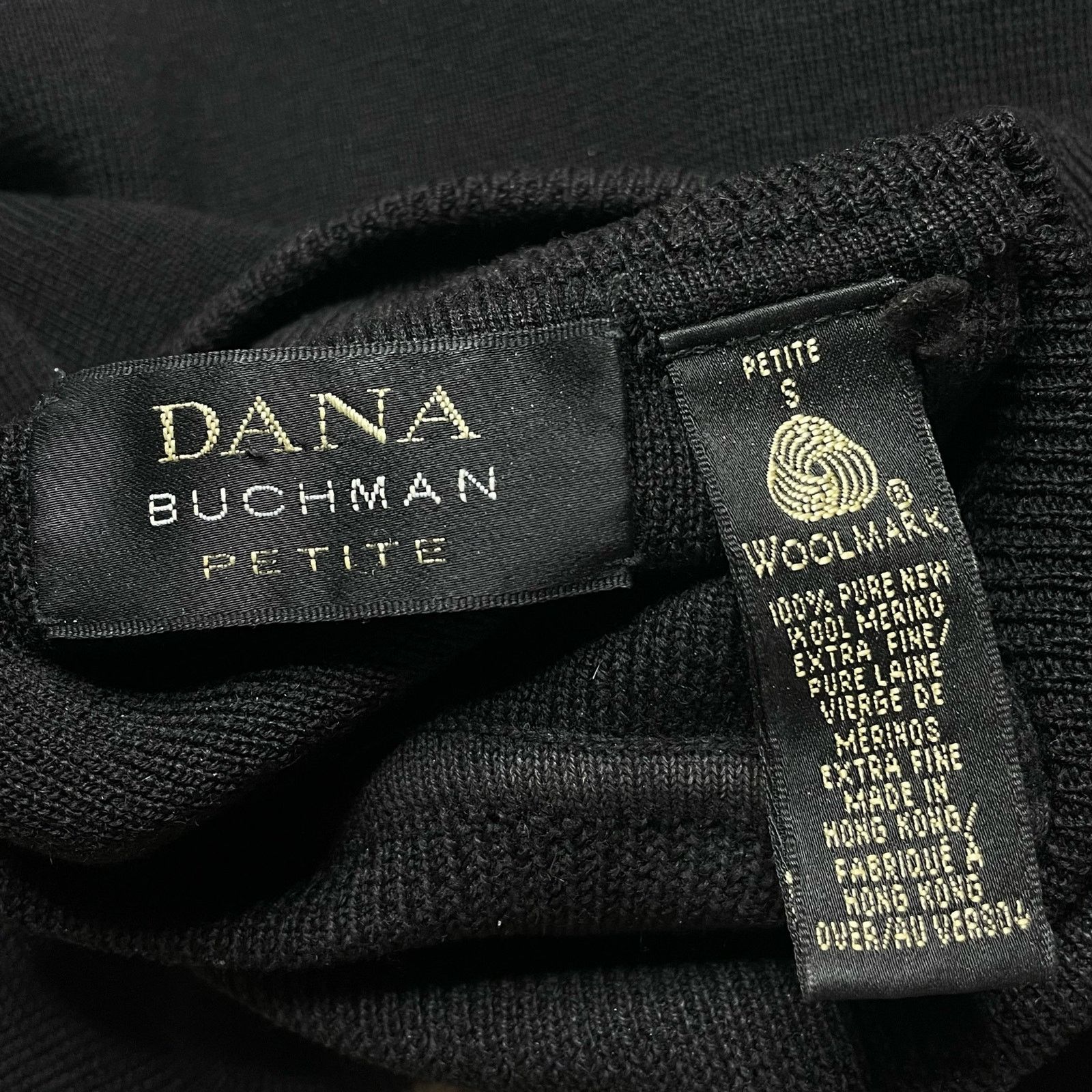 Other Dana Buchman Petite Short Sleeve Turtleneck Knit Top Size S / US 4 / IT 40 - 2 Thumbnail