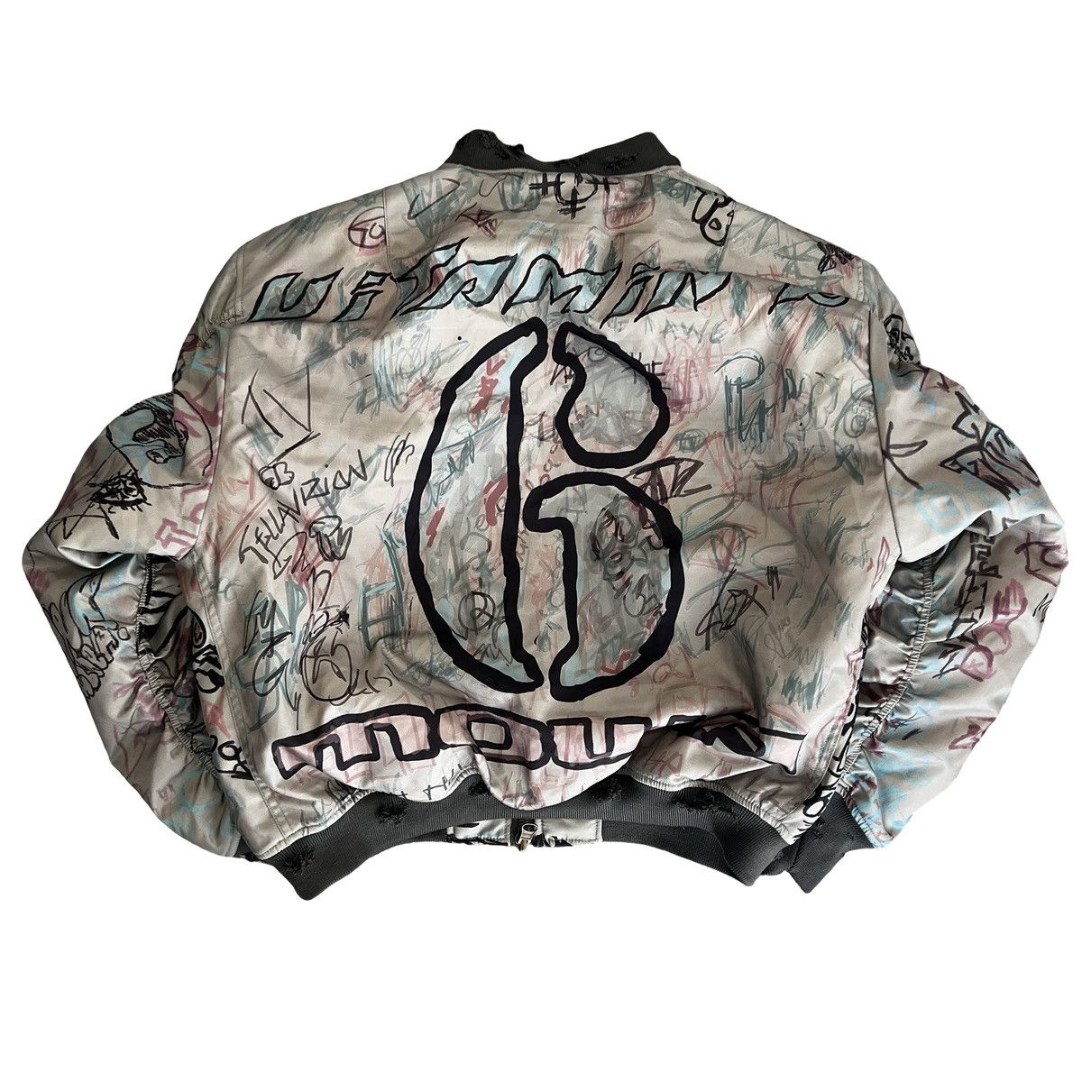 Mowalola MOWALOLA 2026 Graffiti Reversible Bomber Jacket L Size US L / EU 52-54 / 3 - 14 Thumbnail