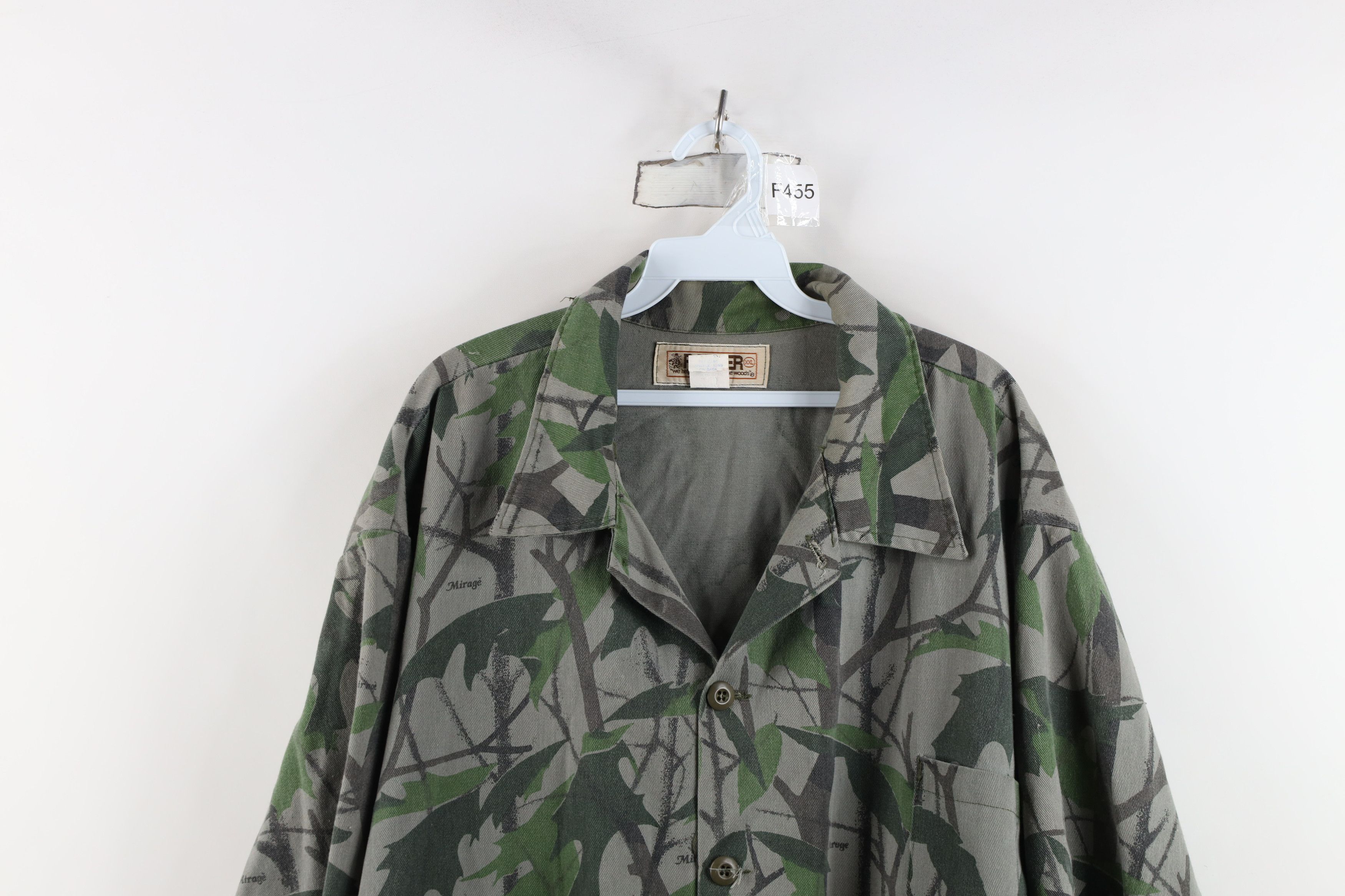 Vintage Vintage 80s 90s Streetwear Camouflage Field Shirt Jacket USA Size US XXL / EU 58 / 5 - 2 Thumbnail