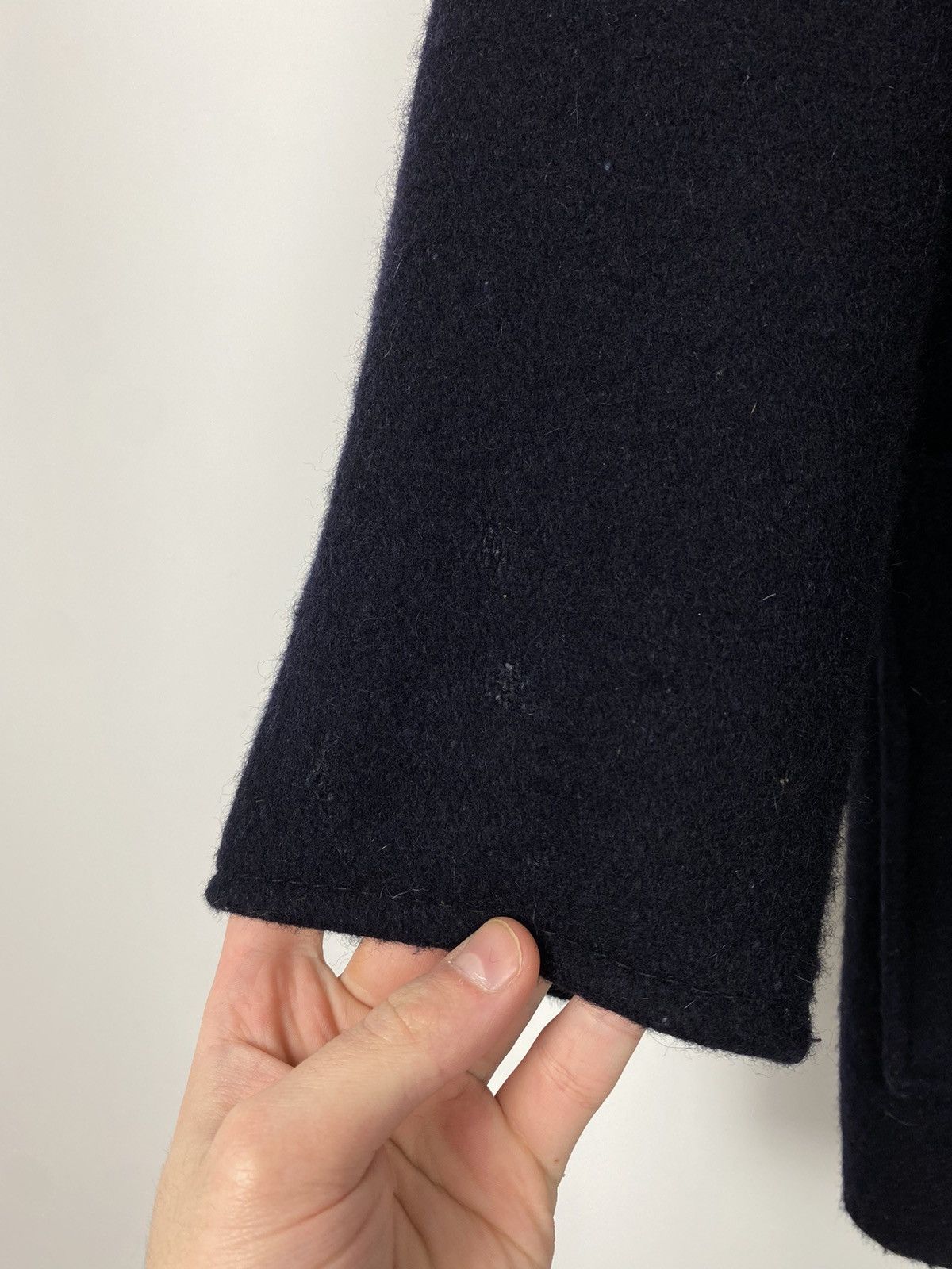 Vintage 1980’s Vintage Navy Wool Orange Poly Coated Donkey Jacket Size US L / EU 52-54 / 3 - 9 Thumbnail
