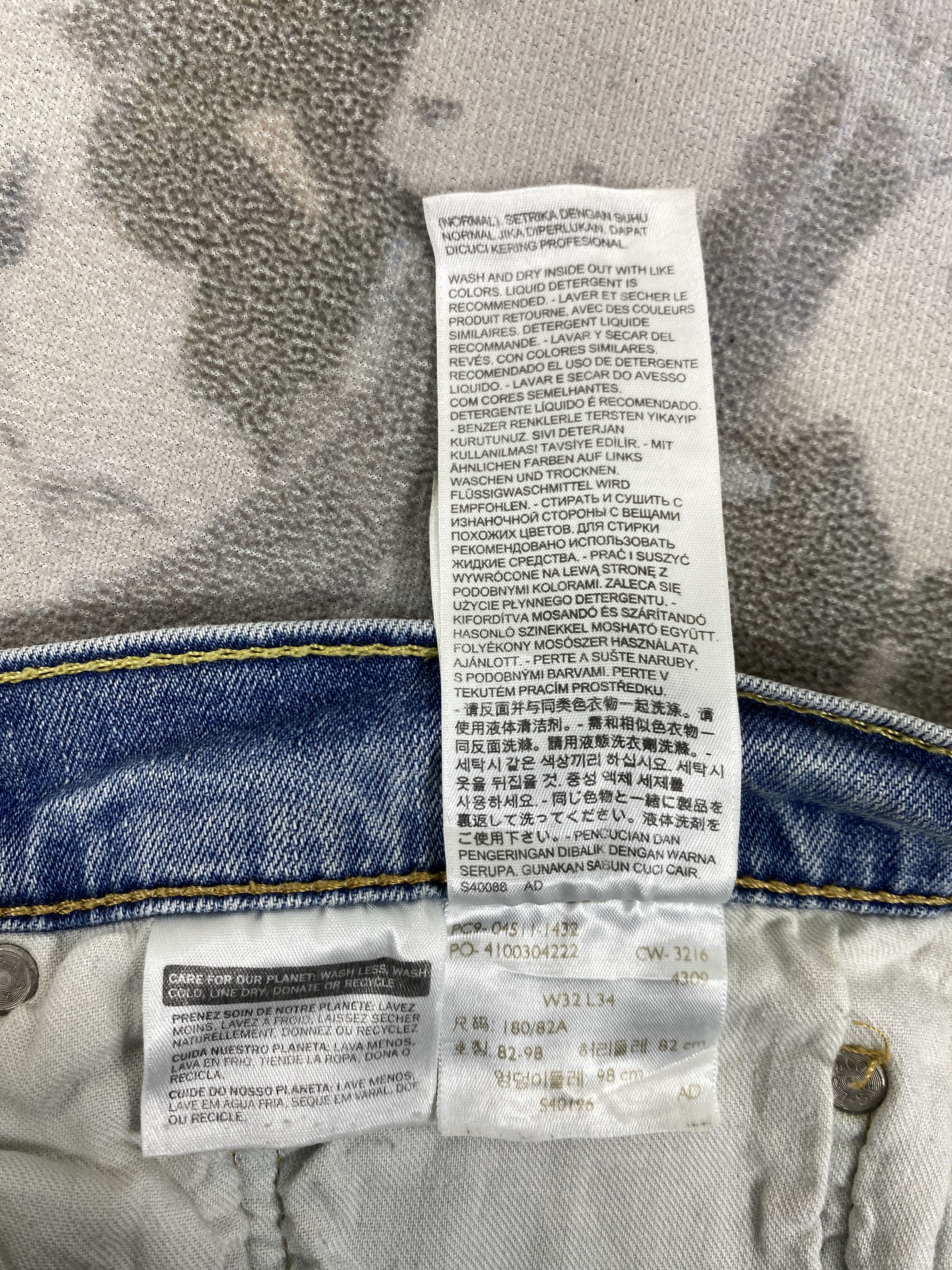 Levi's Light Blue Wash Levi's 511 Jeans 34x33.5 Denim -SJ121 Size US 34 / EU 50 - 11 Thumbnail