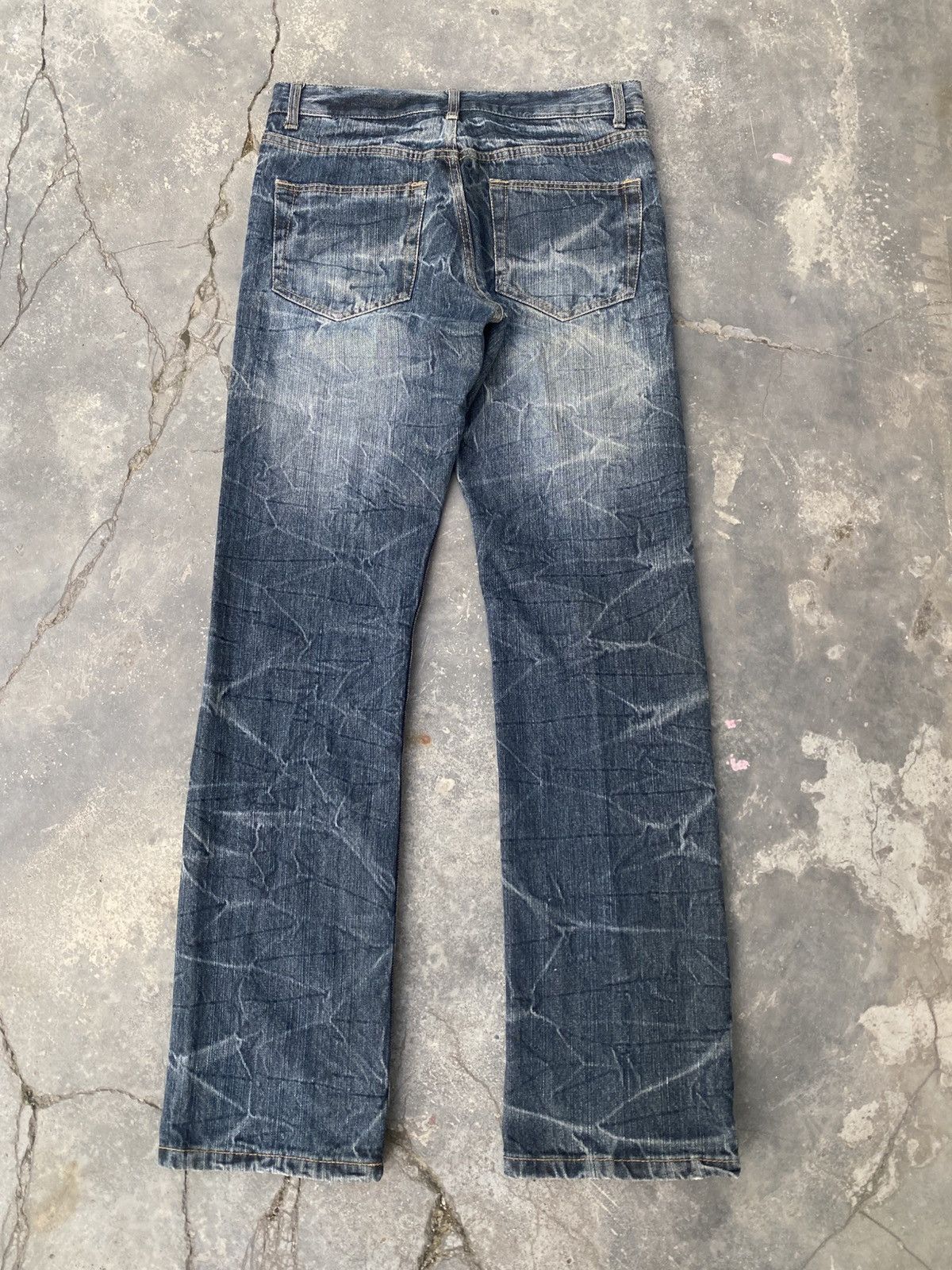 Japanese Brand Japanese Punk Ghotic Stacked Jeans Size US 32 / EU 48 - 4 Thumbnail