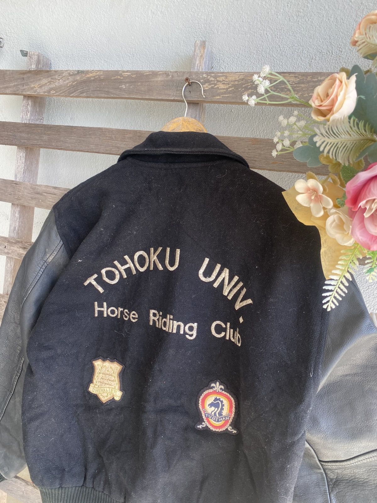 Japanese Brand Vintage Varsity Leather Jacket Size US M / EU 48-50 / 2 - 7 Thumbnail