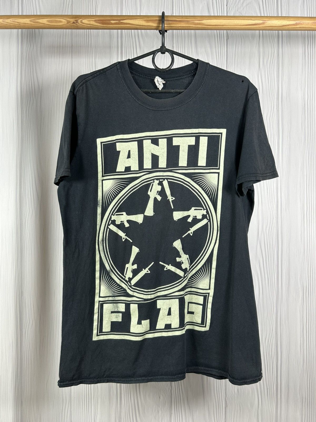 Band Tees Vintage Anti Flag Punk Rock Band T-Shirt Size M Rare Size US M / EU 48-50 / 2 - 1 Thumbnail