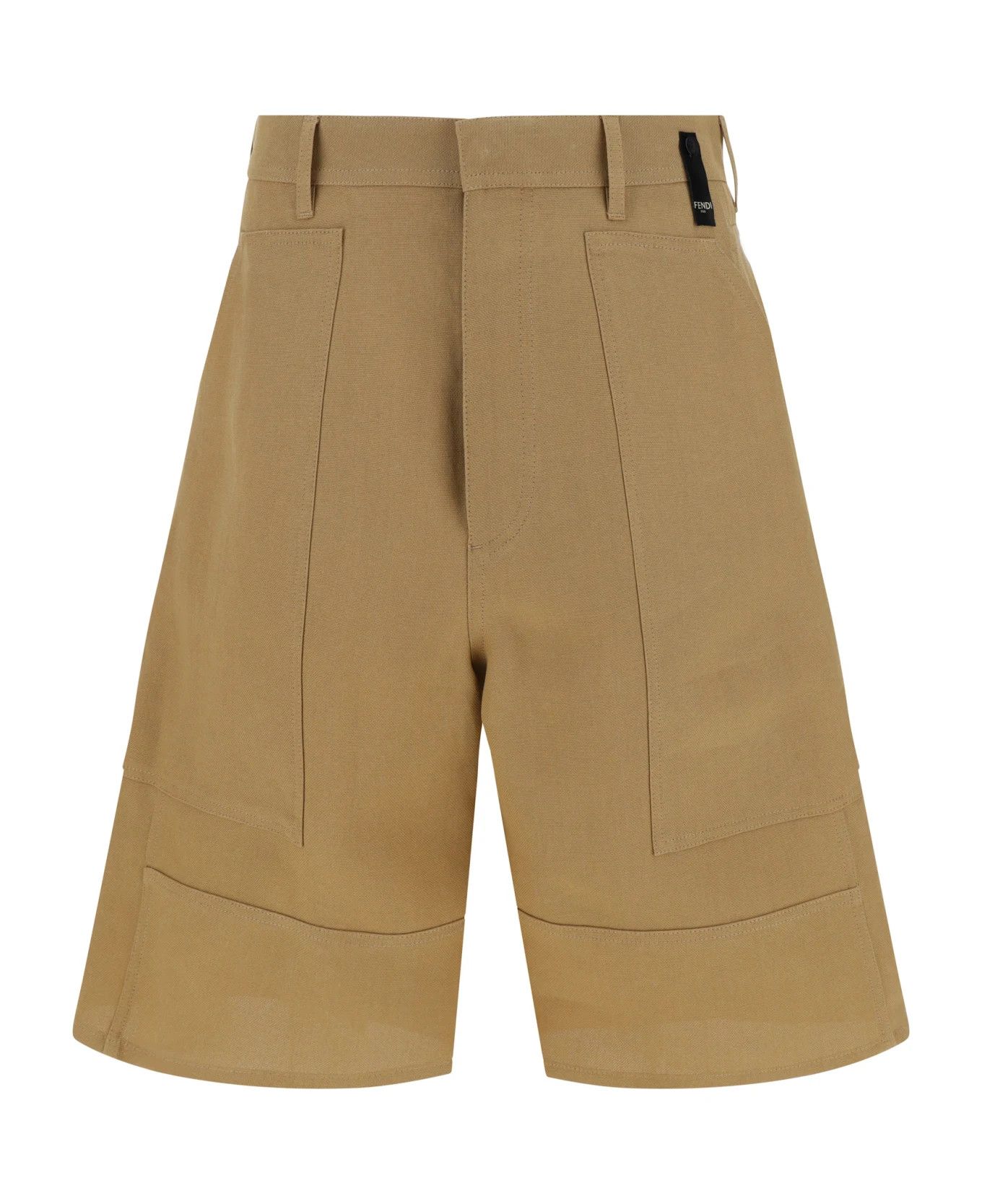 Fendi o1s1wg111025 Bermudas in Beige Size US 30 / EU 46 - 1 Preview