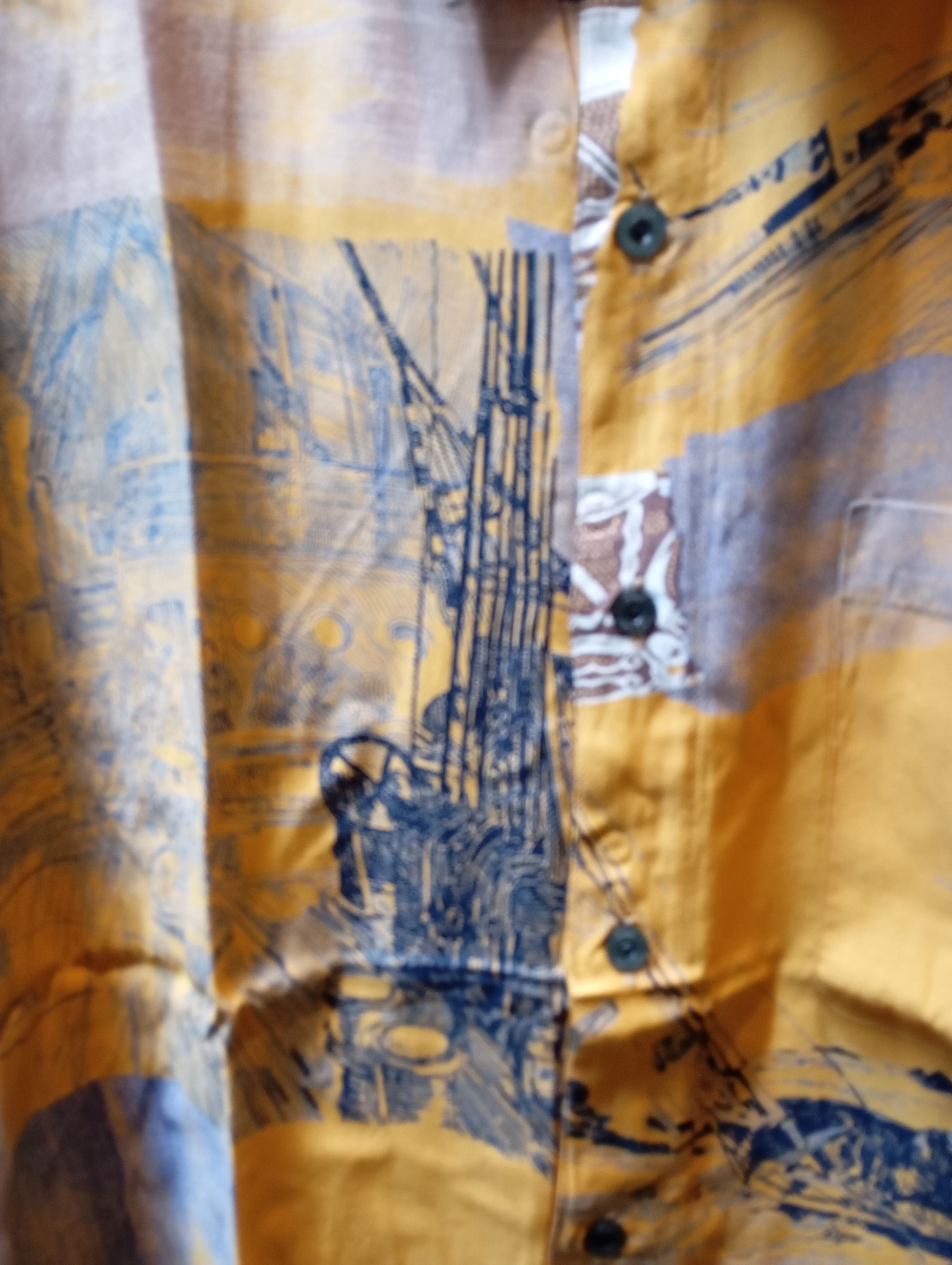 Guy Laroche Guy Laroche Long Sleeve Full Print Shirts Size US L / EU 52-54 / 3 - 7 Thumbnail