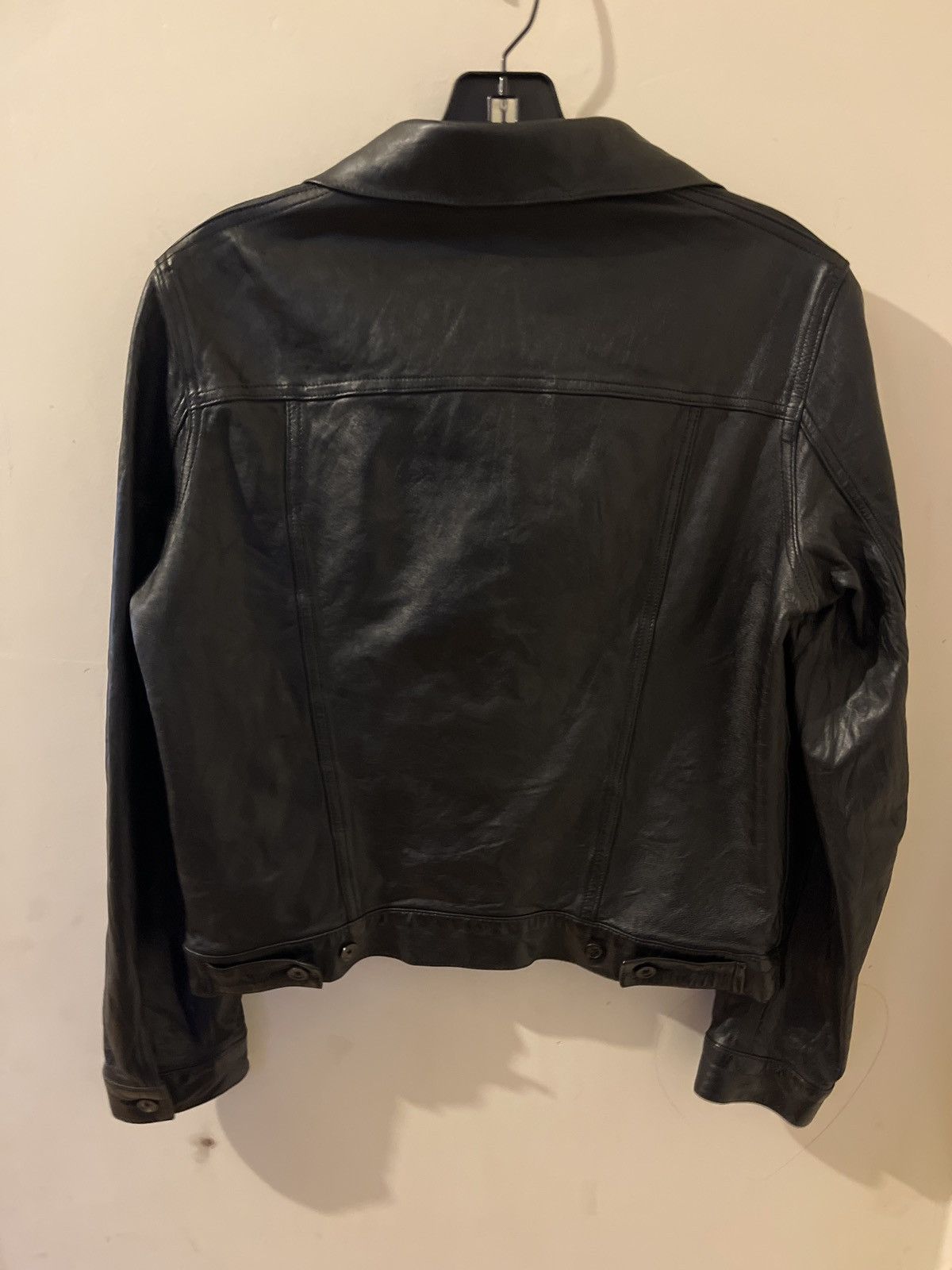 The Row The Row distressed trucker leather jacket Size M / US 6-8 / IT 42-44 - 2 Thumbnail