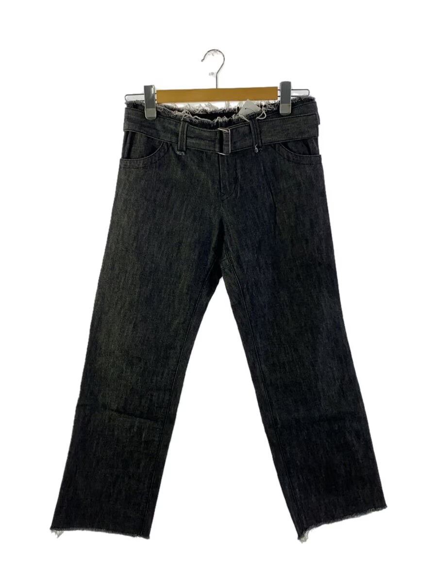 SS06 Frayed Band Straight Leg Denim Jeans