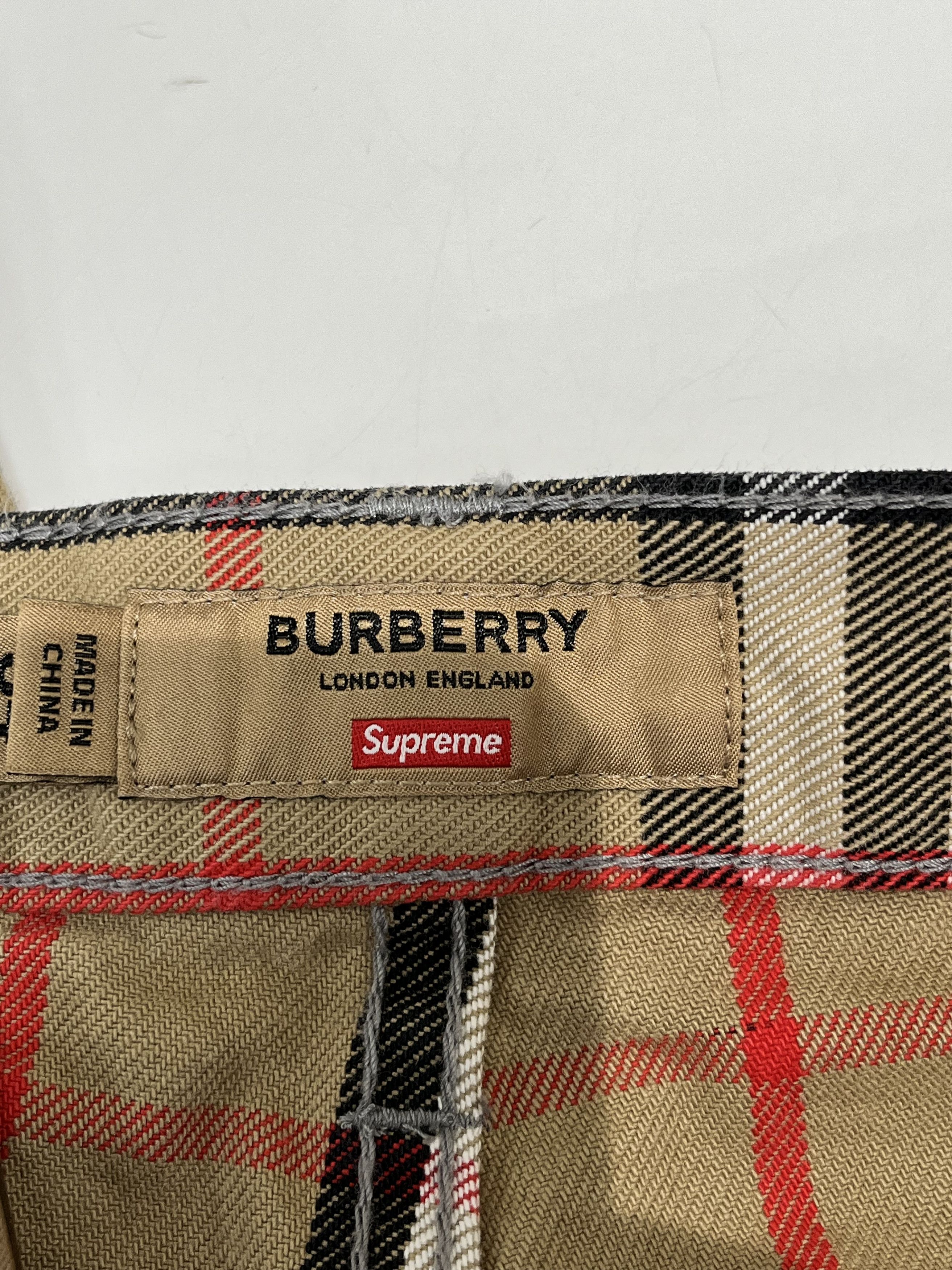 Burberry × Supreme Supreme x Burberry Regular Jean Beige Size US 34 / EU 50 - 7 Thumbnail
