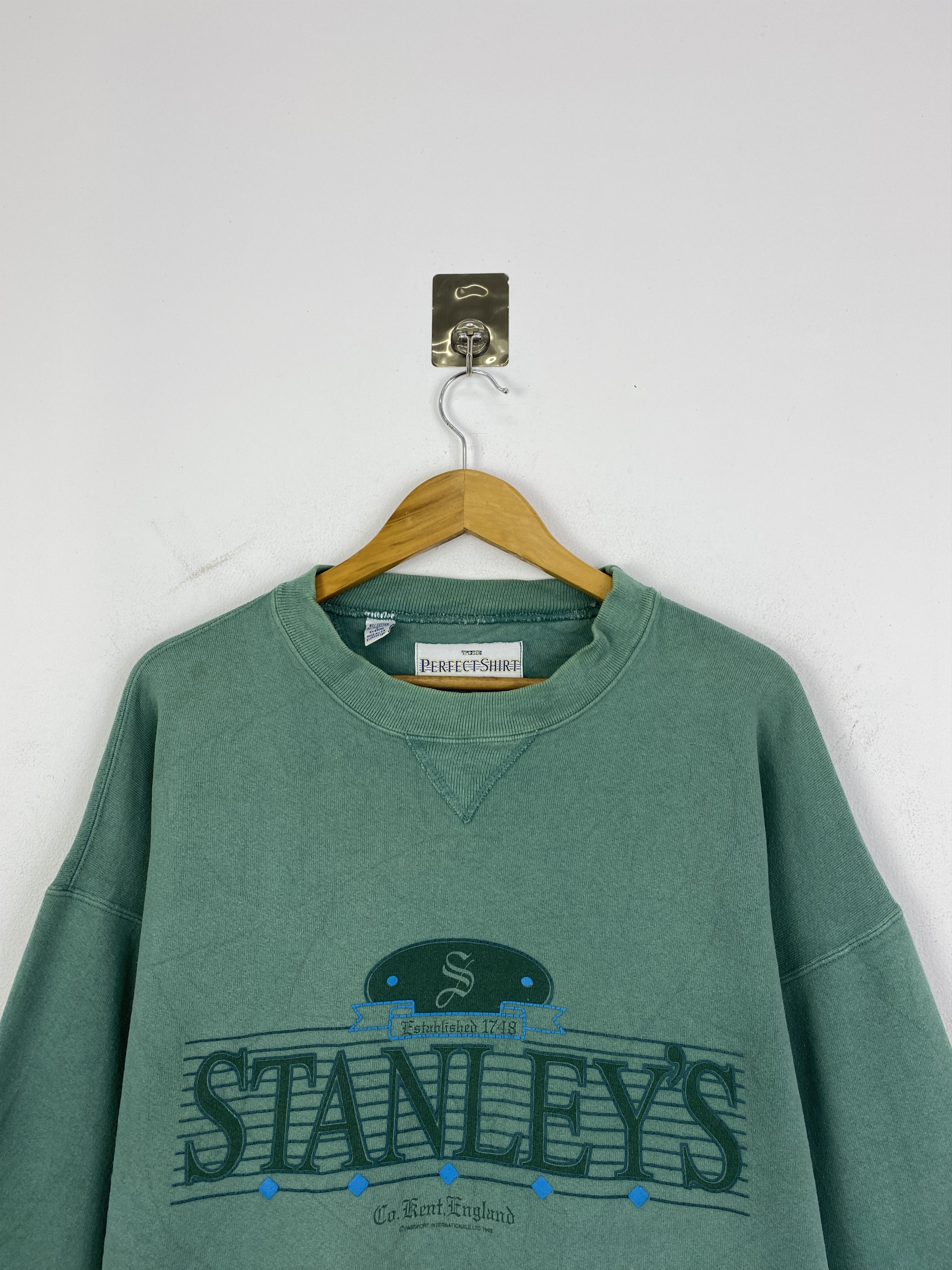 Other Vintage 80s Stanleys Pullover Crewneck Sweatshirt SH0234+ Size US L / EU 52-54 / 3 - 2 Thumbnail