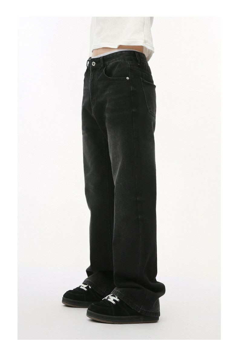 Japanese Brand High-street American Vibe retro black washed flared jeans Size US 32 / EU 48 - 5 Thumbnail