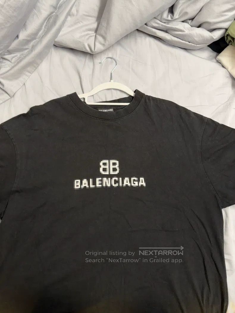 Balenciaga Balenciaga Mosaic Logo Short Sleeve T-Shirt Size US M / EU 48-50 / 2 - 1 Thumbnail