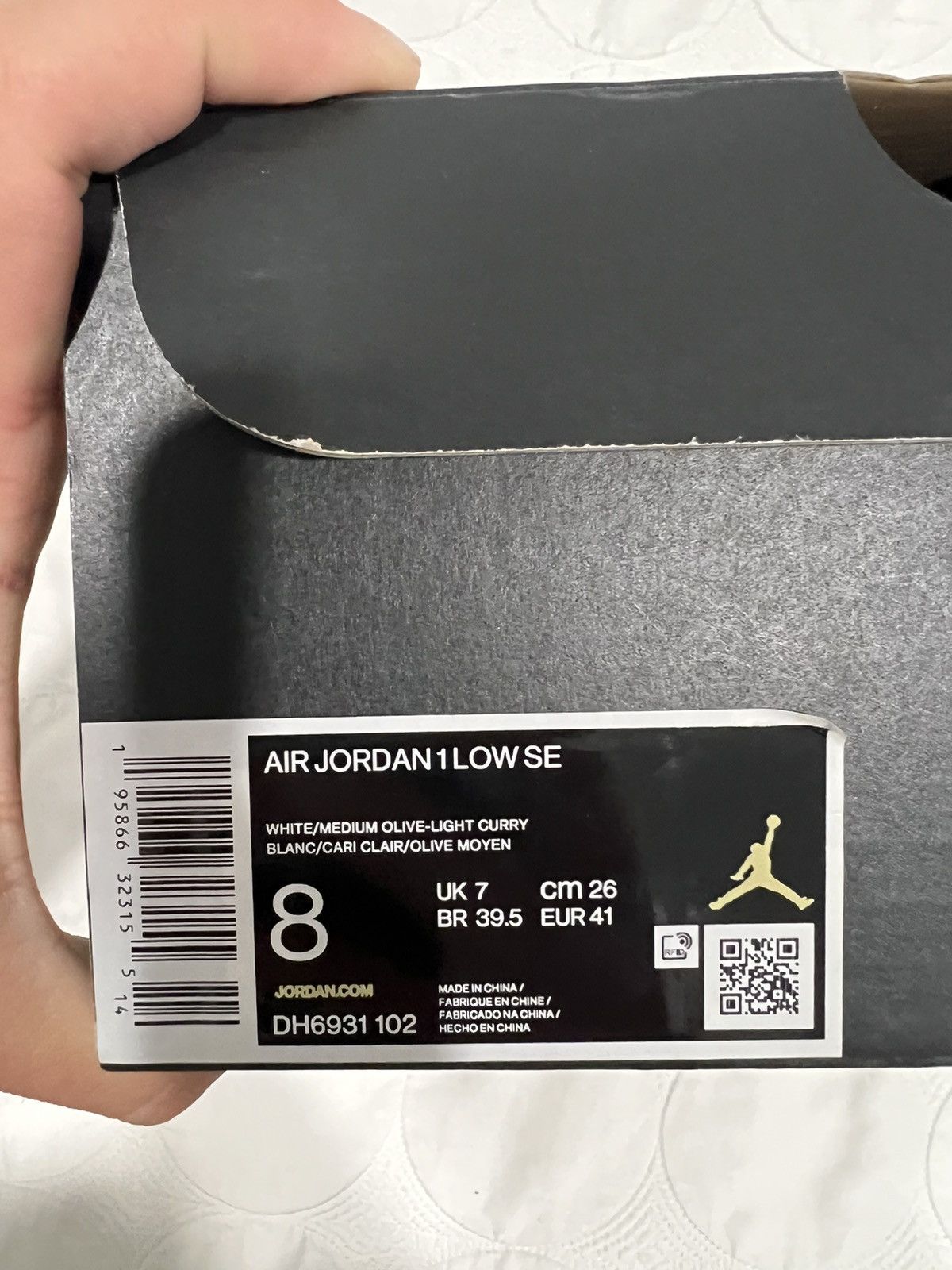 Jordan Brand Jordan 1 Low “Light Curry” Size US 8 / EU 41 - 6 Thumbnail