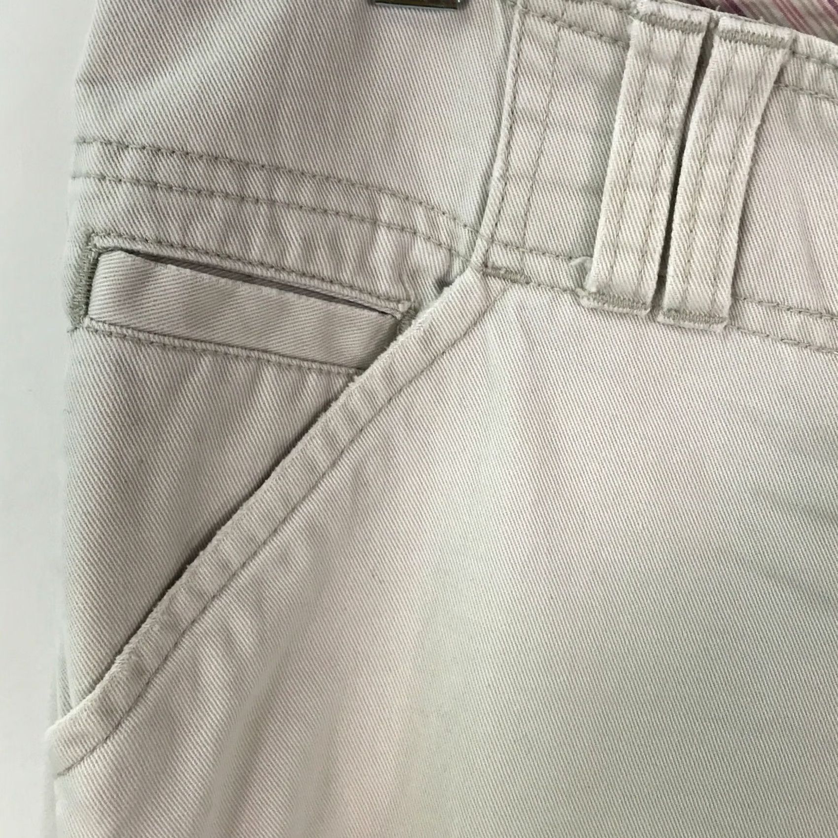 Abercrombie & Fitch Abercrombie And Fitch Womens Beige Denim Jeans Size 6R Low Rise Casual Straight Size 28" / US 6 / IT 42 - 7 Thumbnail