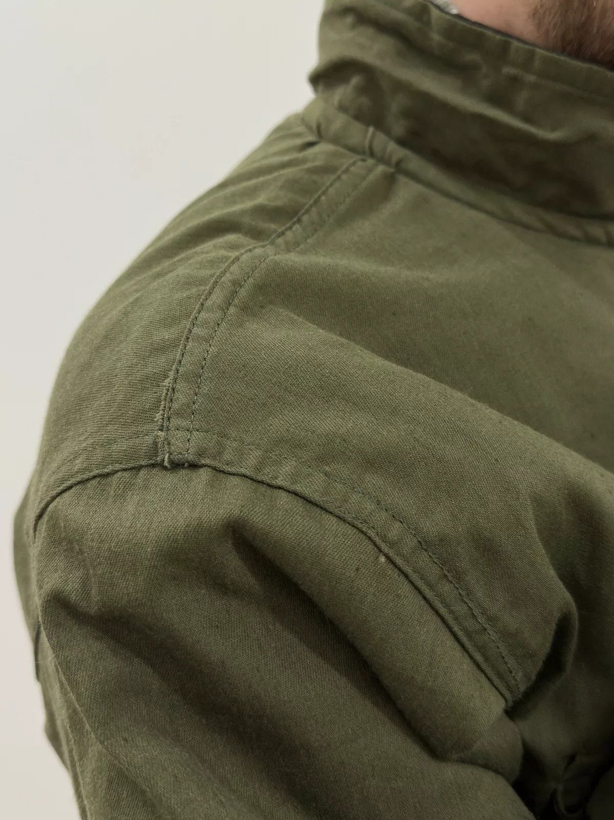Vintage VINTAGE ARMY 1960s MILITARY MILITARIA JACKET SERVAL ZIP RARE Size US M / EU 48-50 / 2 - 9 Thumbnail