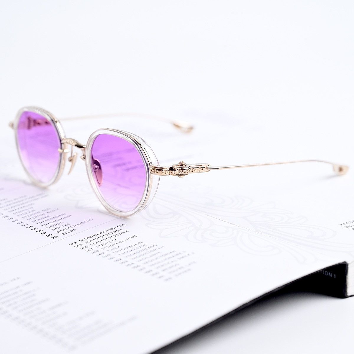Chrome Hearts CHROME HEARTS SEX T-9 CRYSTAL GP TOKYO NIGHT SUNGLASSES Size ONE SIZE - 2 Thumbnail