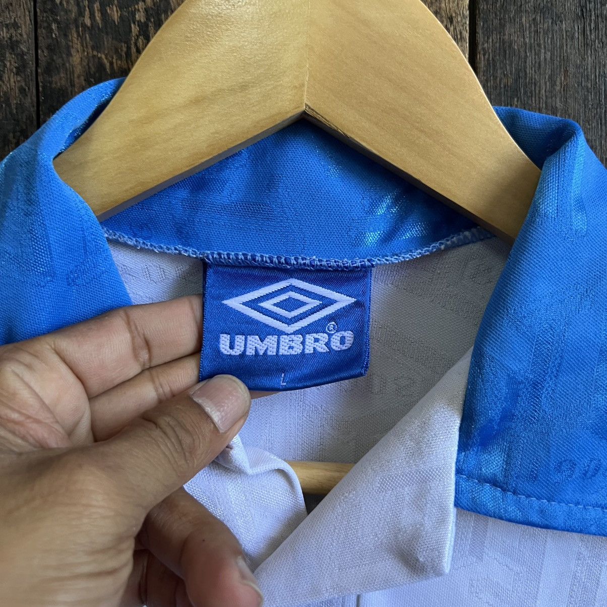 Umbro × Vintage Vintage Inter Milan 1993-94 Away Umbro Jersey Size US L / EU 52-54 / 3 - 3 Thumbnail