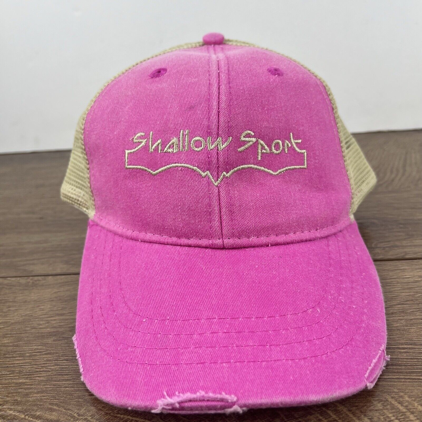 Other Shallow Sport Hat Shallow Snapback Hat Pink Hat Adjustable P Size ONE SIZE - 4 Thumbnail