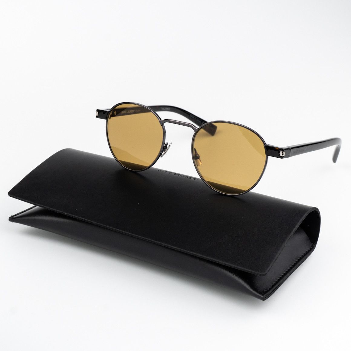 Yves Saint Laurent NEW Saint Laurent SL707 003 Oval Unisex Sunglasses Size ONE SIZE - 2 Thumbnail