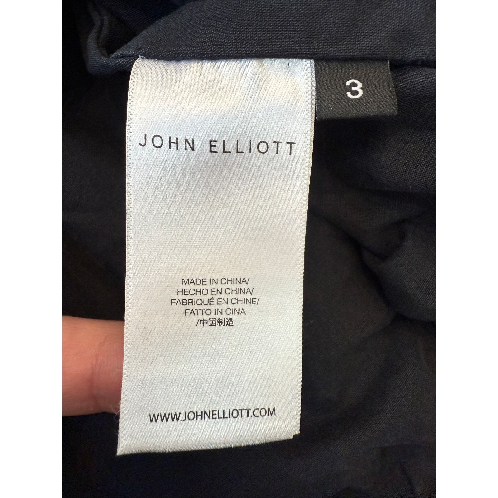 John Elliott John Elliott Black Deck Jacket Size US L / EU 52-54 / 3 - 4 Thumbnail