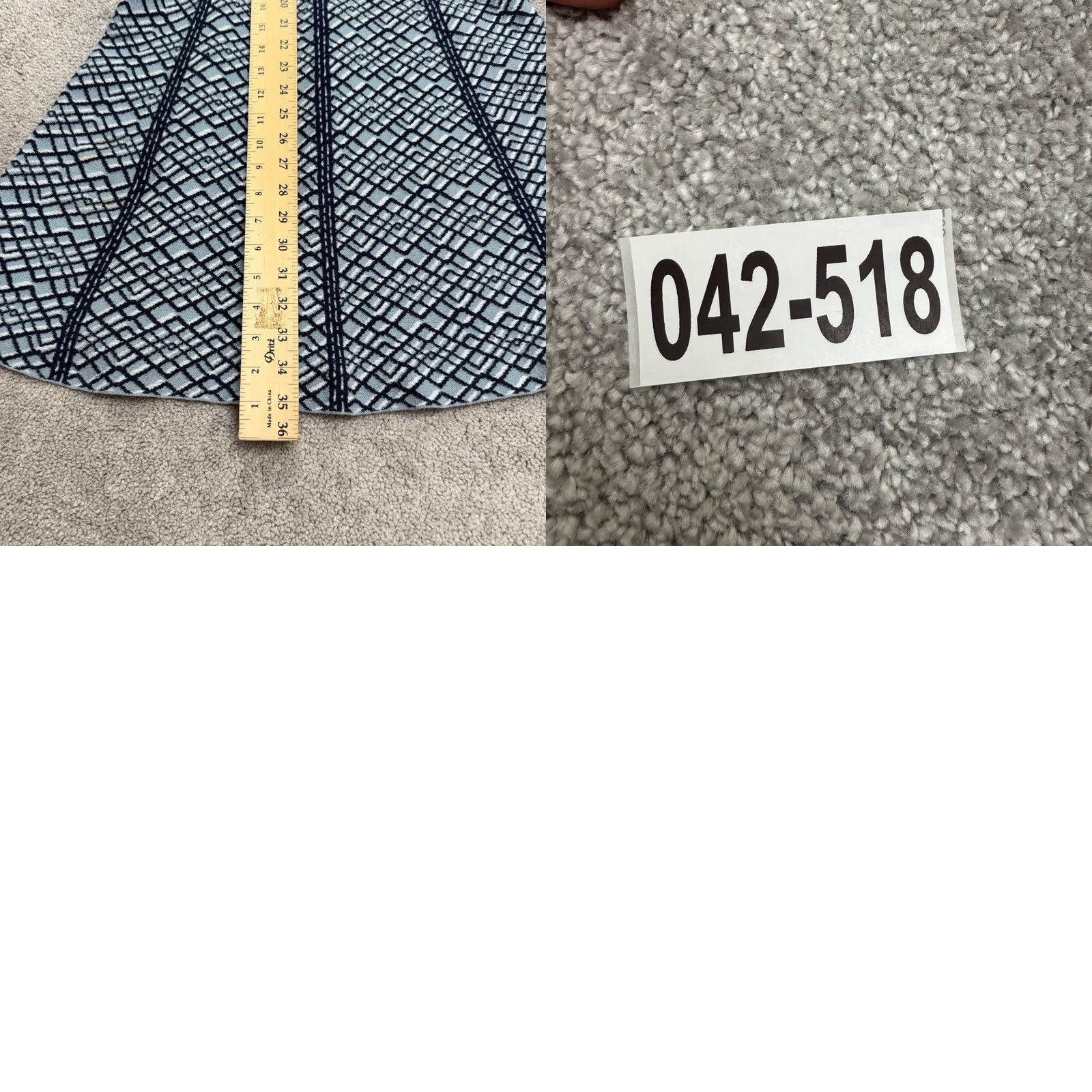 Bcbgmaxazria BCBGMAXAZRIA Blue Geometric Jacquard Knit Mini Dress Womens Medium Size M / US 6-8 / IT 42-44 - 10 Thumbnail