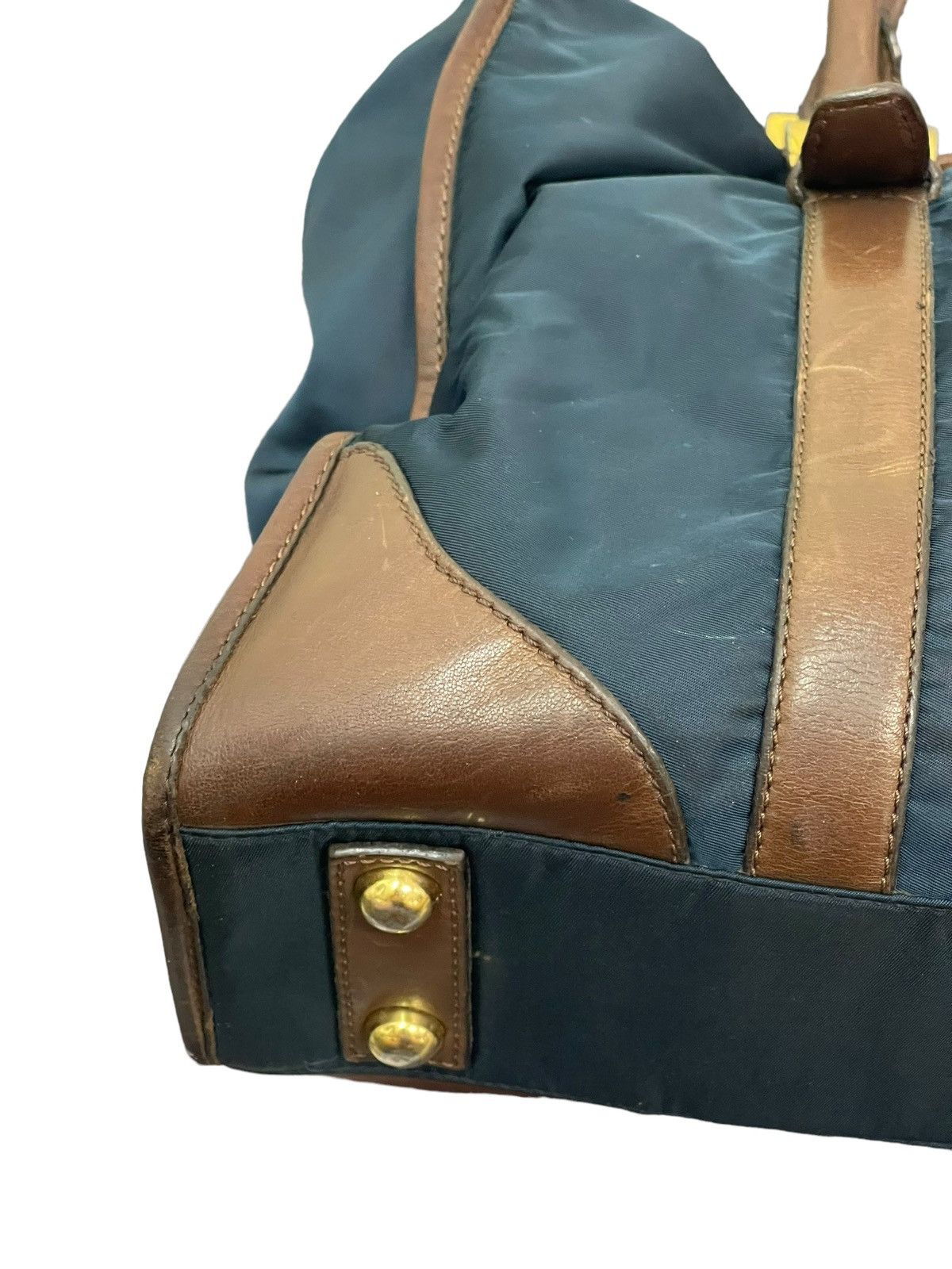 Japanese Brand Leather Nylon United Arrows Brief Bag 4🟩 Size ONE SIZE - 7 Thumbnail