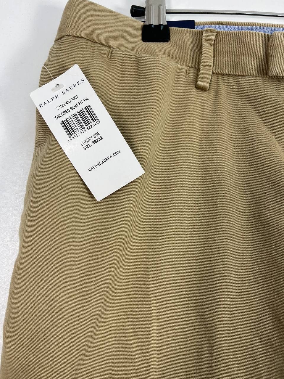Polo Ralph Lauren Polo Ralph Lauren Tailored Slim Fit Chino Pants Beige Sz 38 Size US 32 / EU 48 - 2 Thumbnail