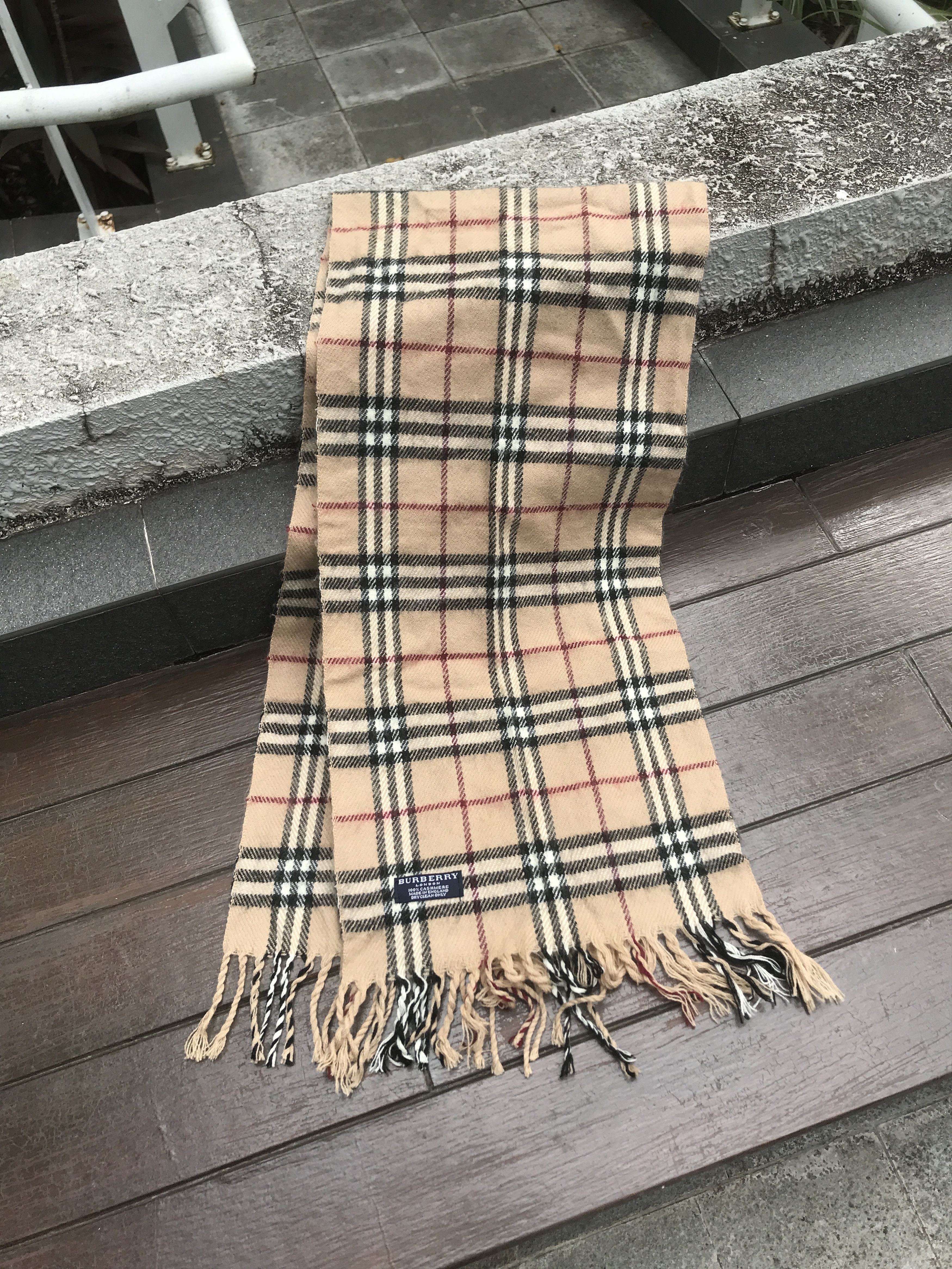Burberry Burberry beige nova check scarf Size ONE SIZE - 4 Thumbnail