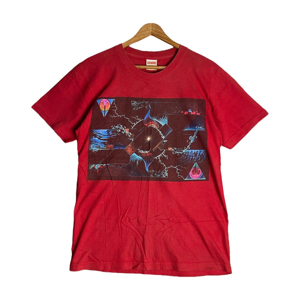 Supreme Supreme Nicholson Red Tee Size US S / EU 44-46 / 1 - 1 Thumbnail