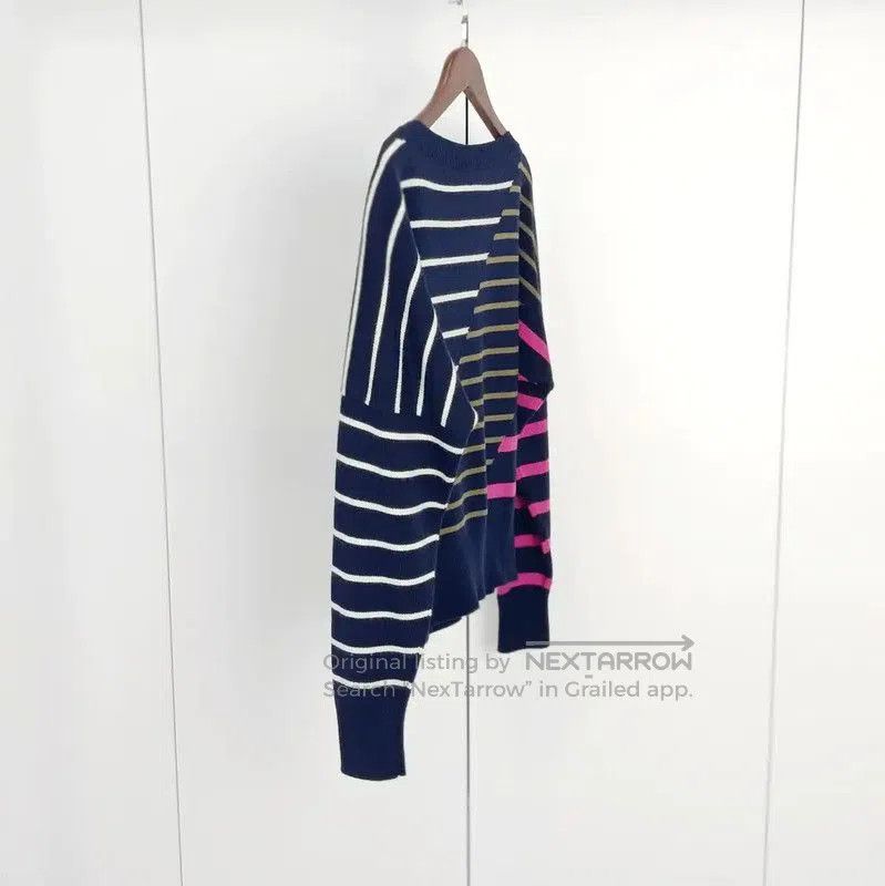 Chanel Chanel Blue Striped Cashmere Sweater for Women . Size S / US 4 / IT 40 - 4 Thumbnail