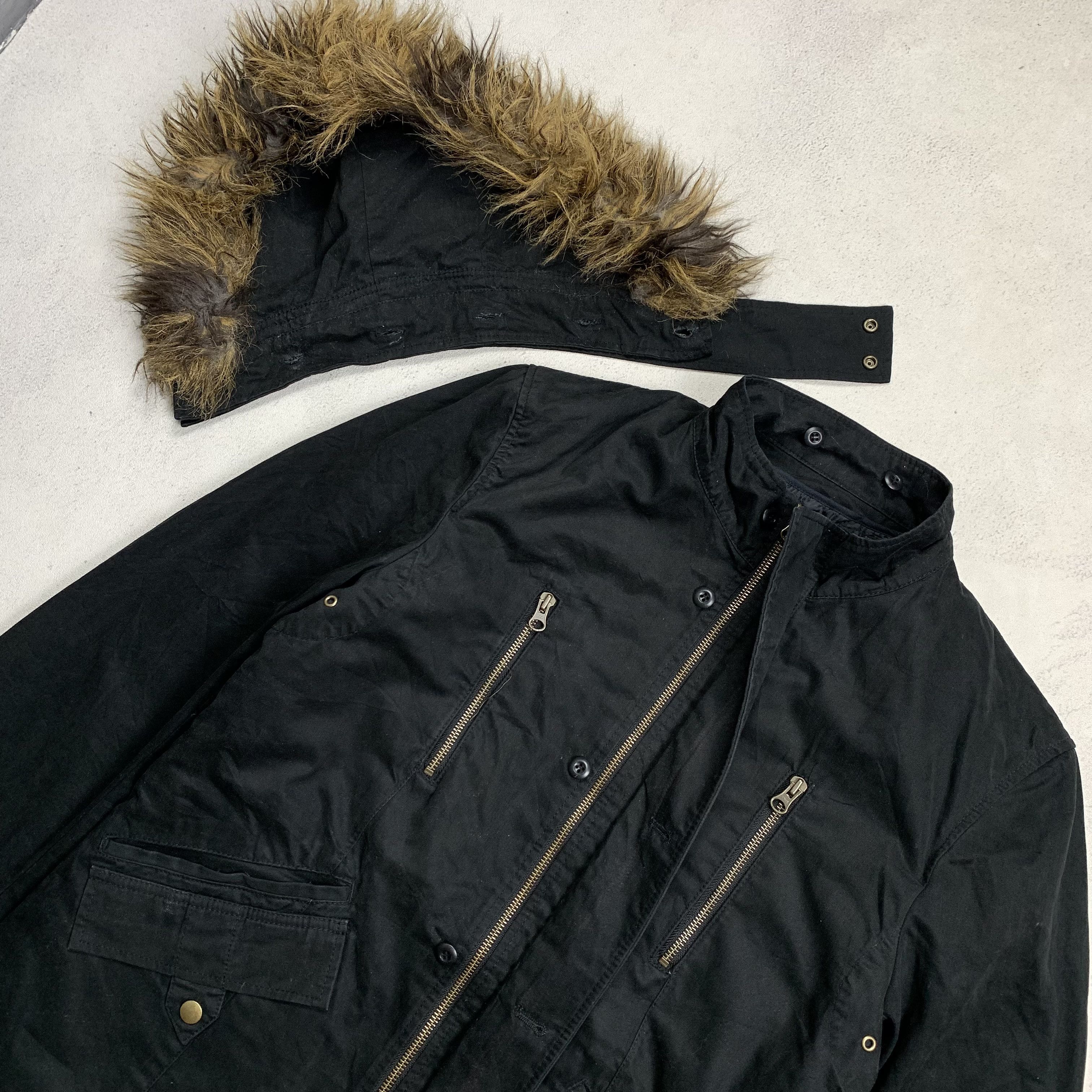 PPFM PPFM Fur Hoodie Jacket Japanese Brand LGB Style Kmrii Size US M / EU 48-50 / 2 - 8 Thumbnail