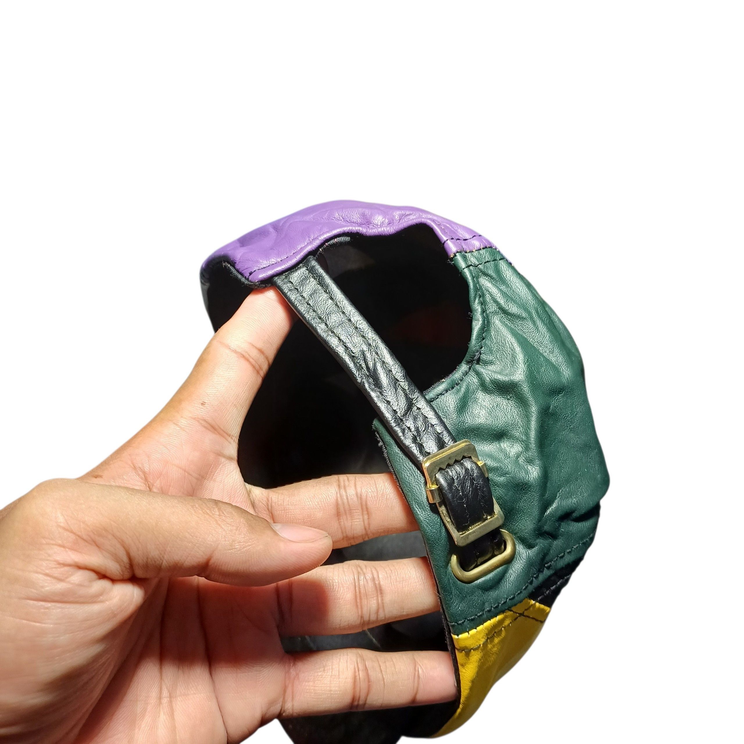 Other Genuine Leather Hat 6 Panels USA Size ONE SIZE - 3 Thumbnail