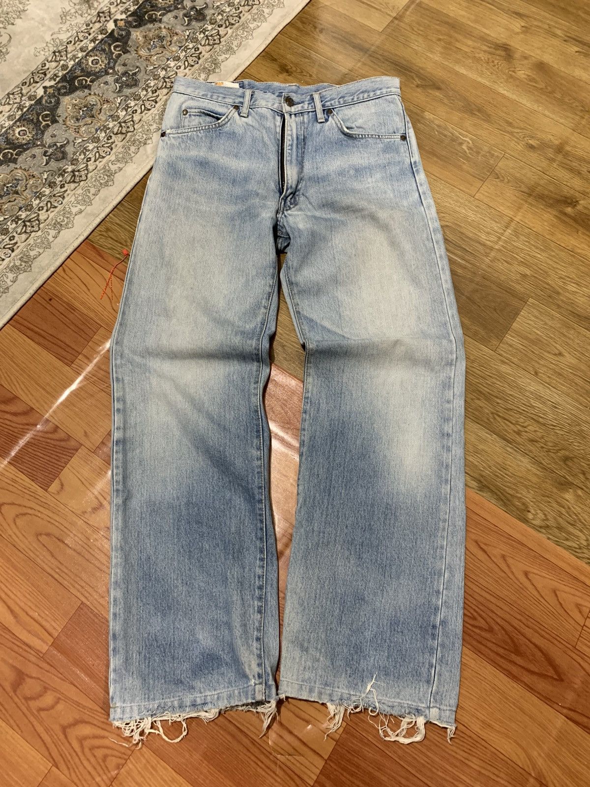Big John denim panta big jeans BIG WASHING blue wash Size US 33 - 1 Thumbnail