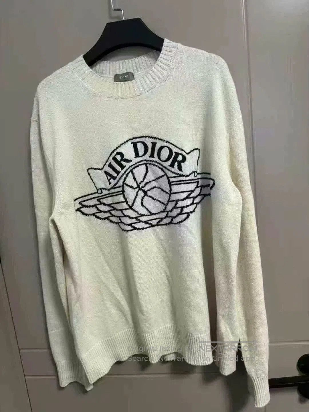 Dior dior x air jordan collaboration sweater. Size US L / EU 52-54 / 3 - 1 Thumbnail